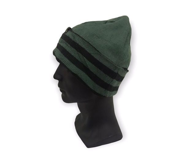 Nike Vintage Nike Stripe Beanie Hat Size ONE SIZE - 2 Thumbnail