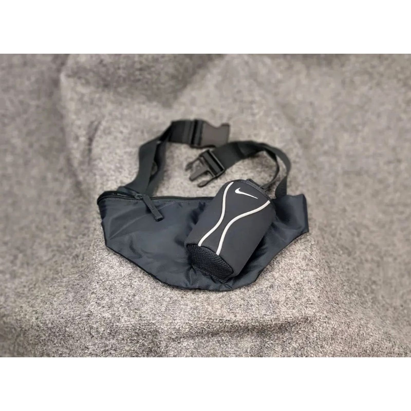 Nike VINTAGE Nike Water Bottle Holder Waist Gray bag hiking Size ONE SIZE - 2 Thumbnail