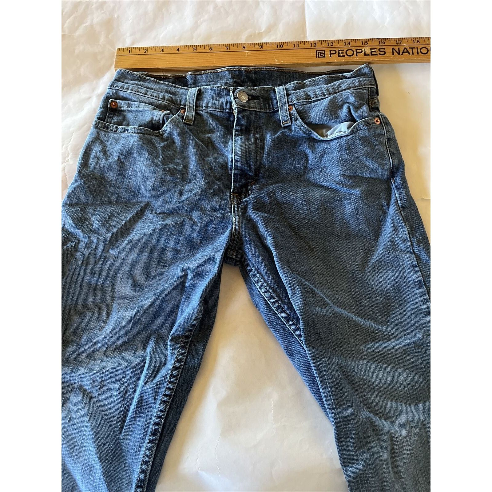 Levi's Levis 511 Jeans Mens 31x30 Blue Slim Medium Wash Denim Y2k Size US 31 - 4 Thumbnail