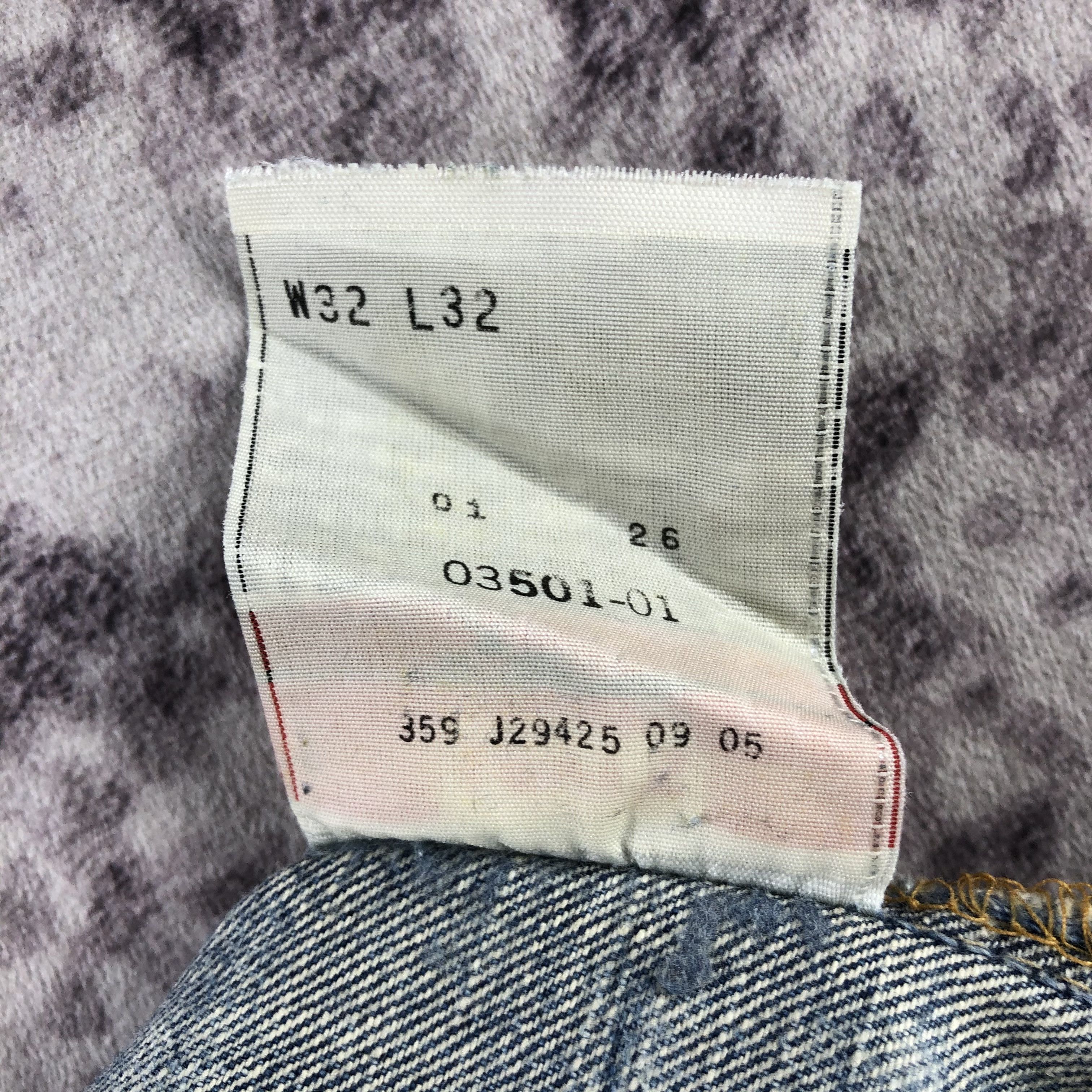 Levi's × Vintage Vintage 90s Blue Wash Levis 501 Jeans-JM2778 Size US 33 - 18 Thumbnail