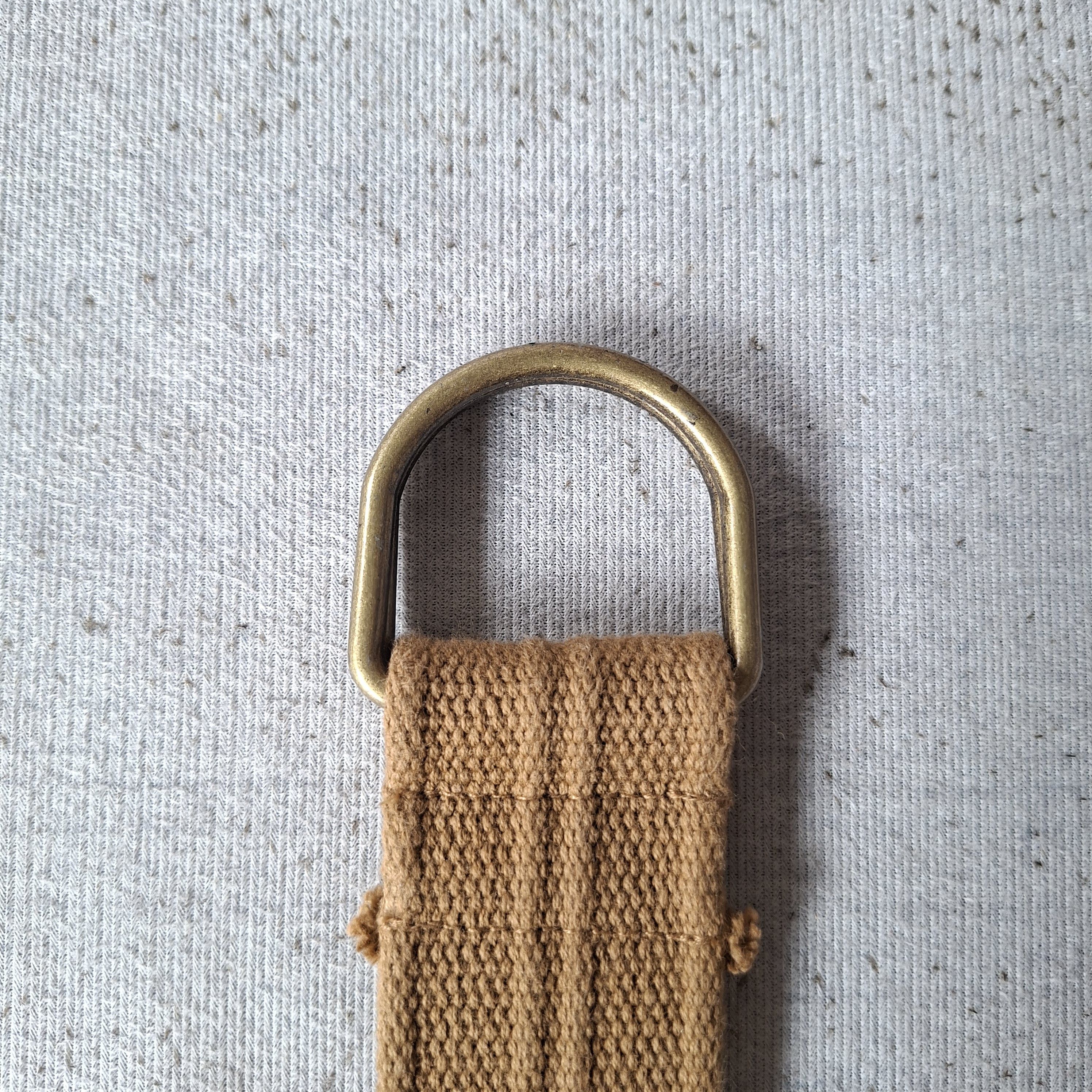 Old Navy 💥 Old navy solid brass military style canvas webbing belt Size ONE SIZE - 4 Thumbnail