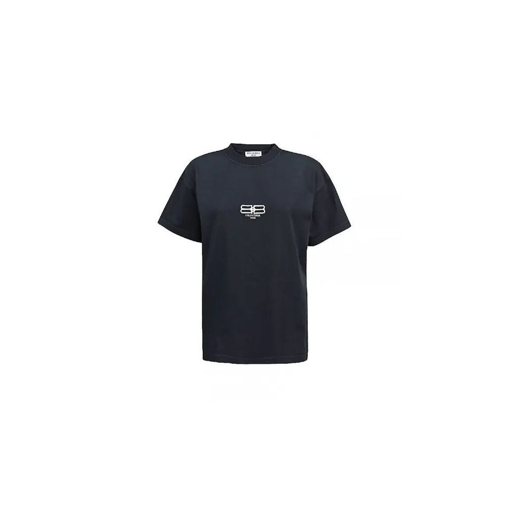 o1mt1gz0424 BB Paris Icon Medium Fit T-Shirt in Black