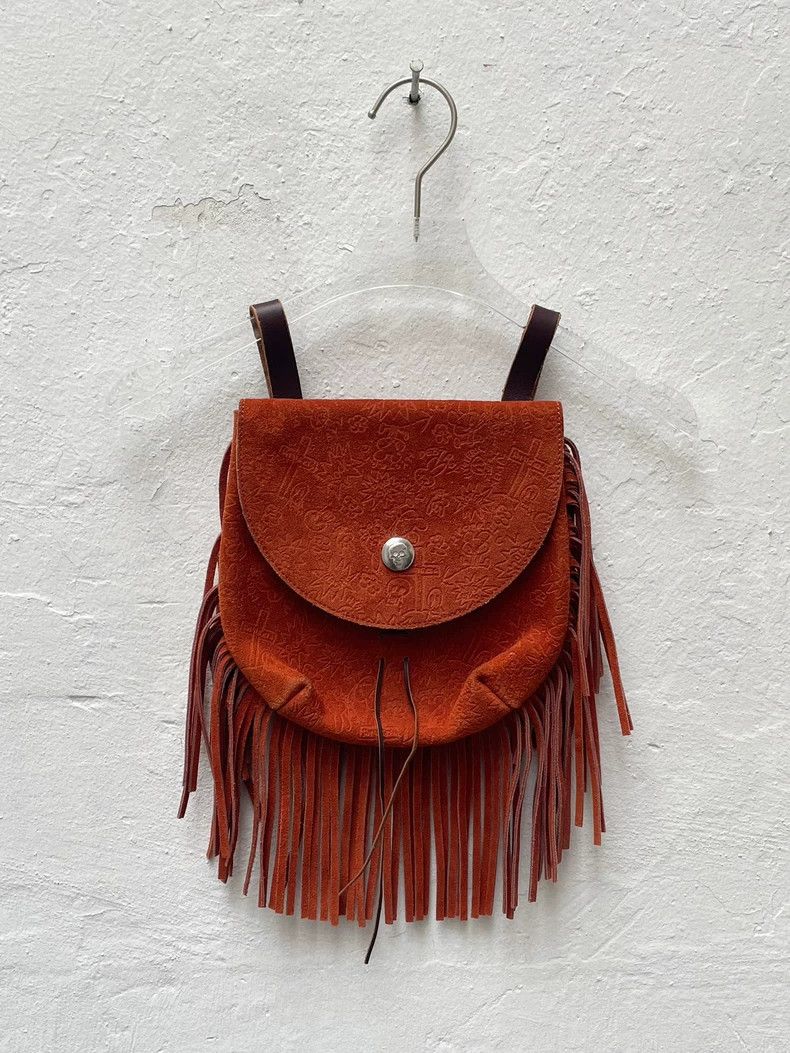 Hysteric Glamour 90s Embroidered Fringe Backpack- DMC