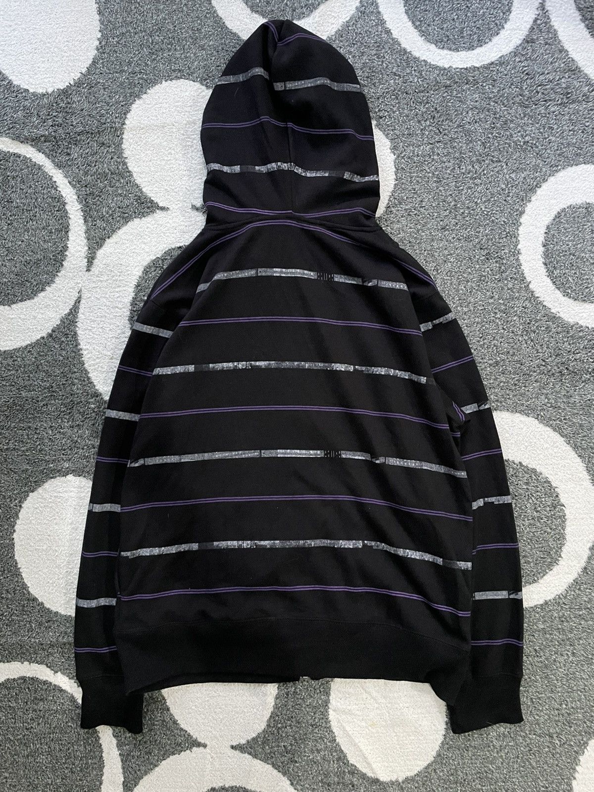 Japanese Brand B-ONE SOUL JAPAN STENCIL GRAPHIC ZIP HOODIE Size US M / EU 48-50 / 2 - 13 Thumbnail