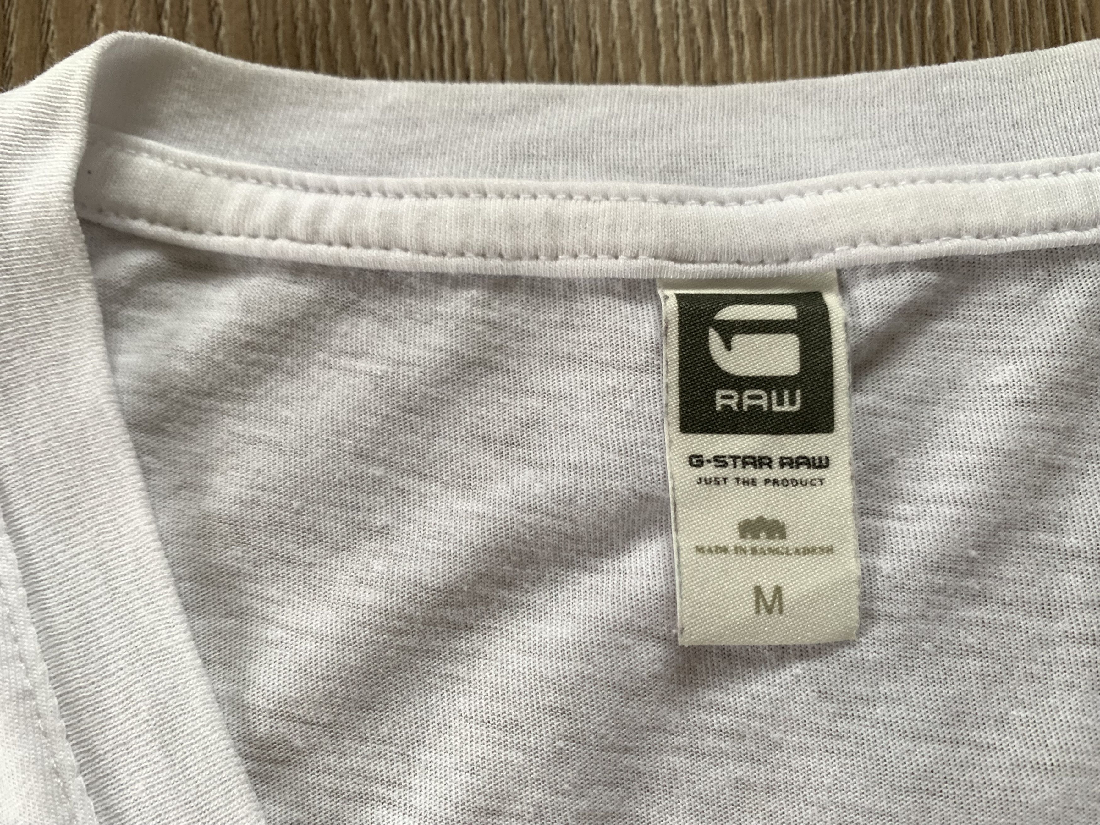 G-Star G-Star Raw White Basic V Neck T Shirt Size M / US 6-8 / IT 42-44 - 5 Thumbnail
