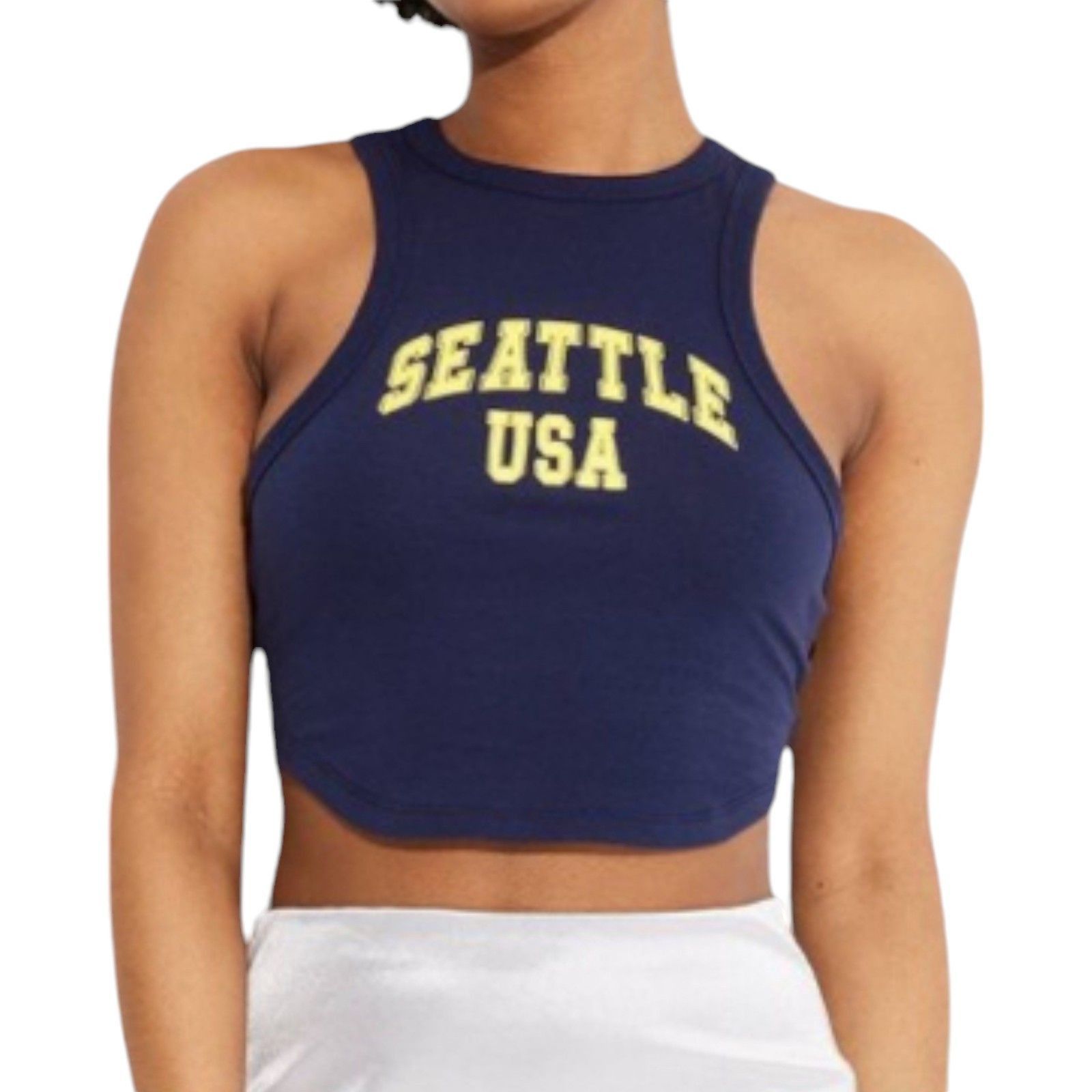 Other Wild Fable - Women's Graphic Tiny Tank - Navy Blue - Small Size S / US 4 / IT 40 - 1 Thumbnail