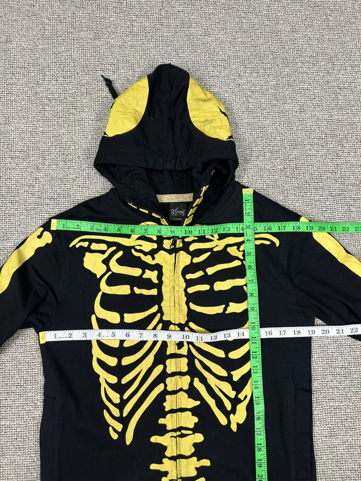 14th Addiction Full Skeleton Bone Punk Agent Kapital Style Hoodie Z313 Size US M / EU 48-50 / 2 - 8 Thumbnail