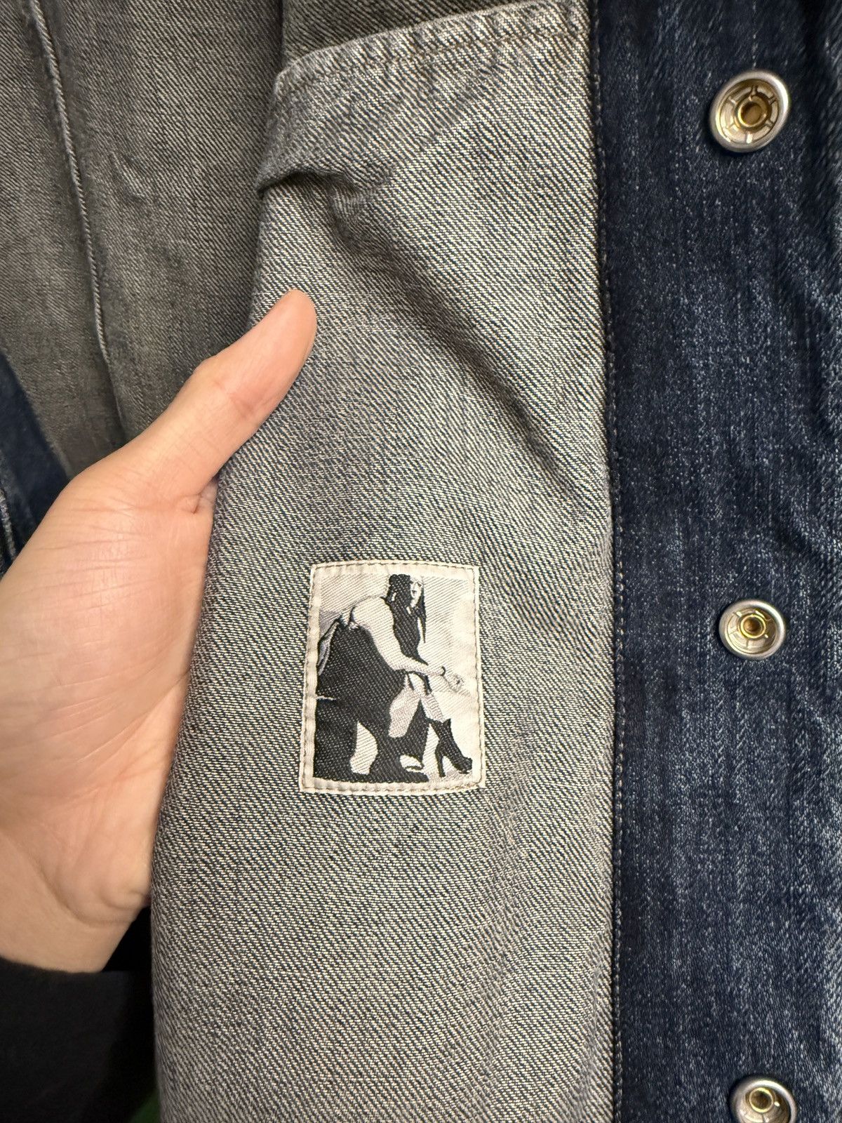 Rick Owens DRKSHDW denim jacket size S fits up to 48-50