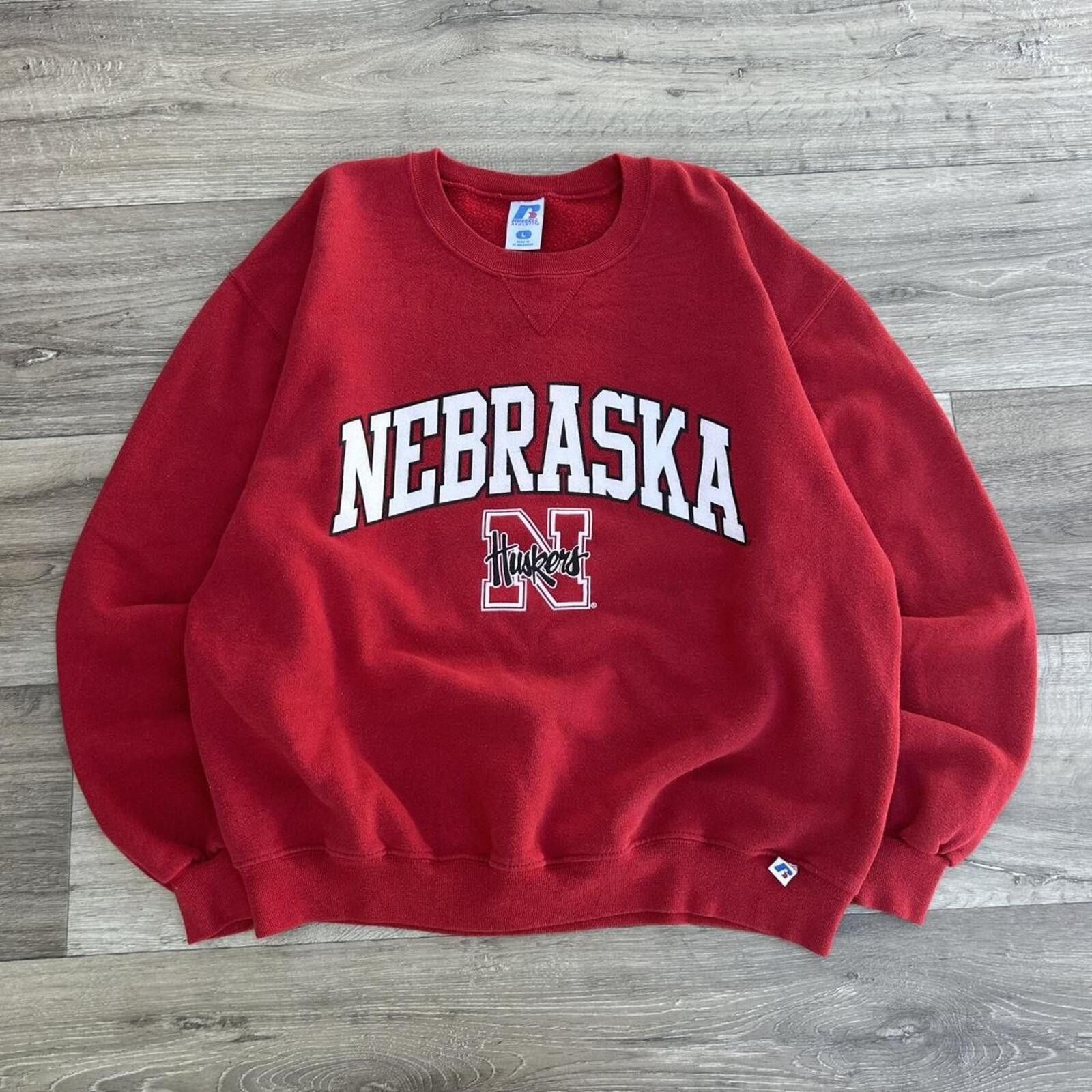 Russell Athletic Vintage Y2k University of Nebraska Crewneck Sweatshirt L Size US L / EU 52-54 / 3 - 1 Thumbnail