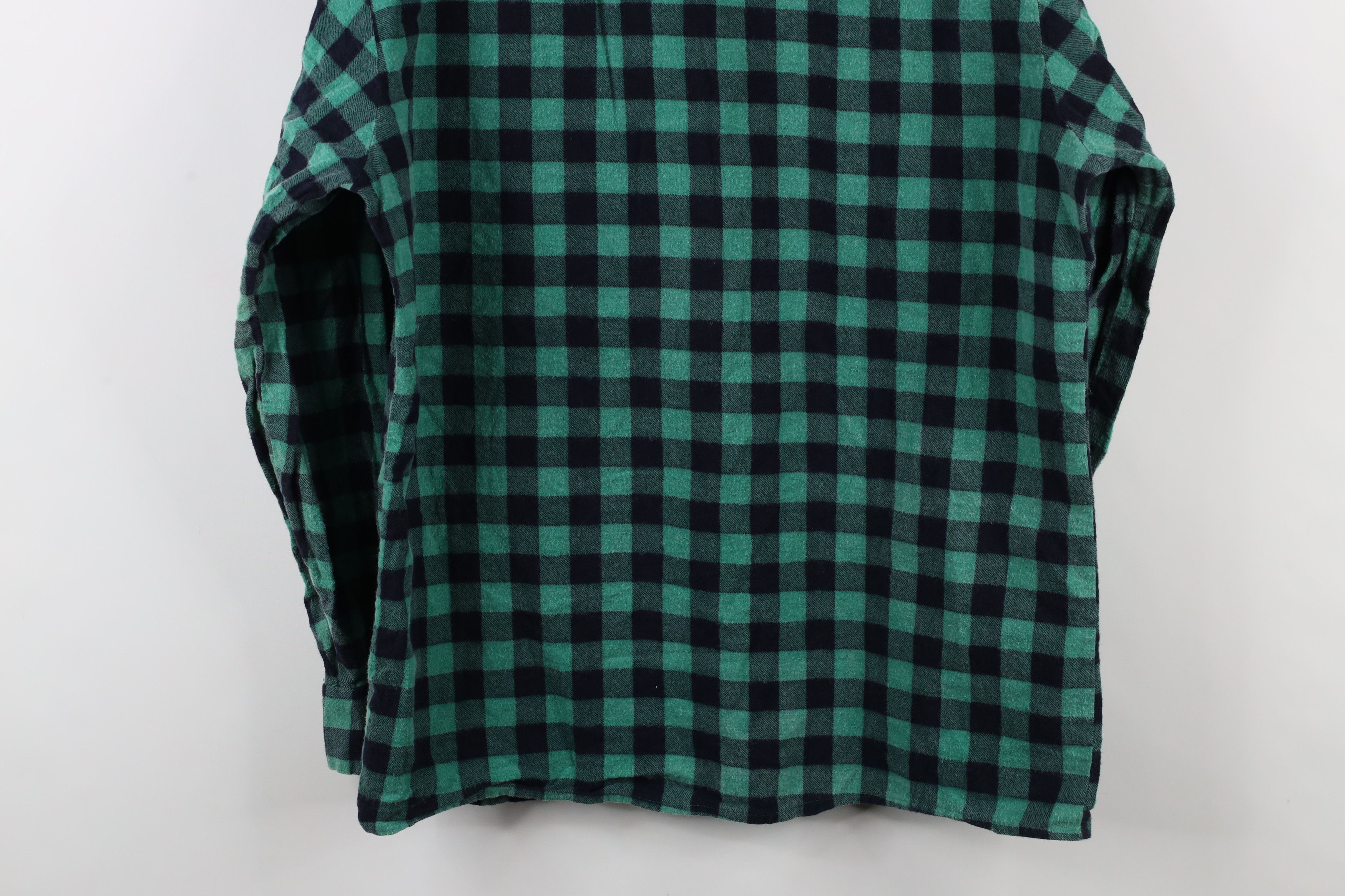 Vintage Vintage 90s Streetwear Flannel Collared Button Shirt Plaid Size US M / EU 48-50 / 2 - 11 Thumbnail