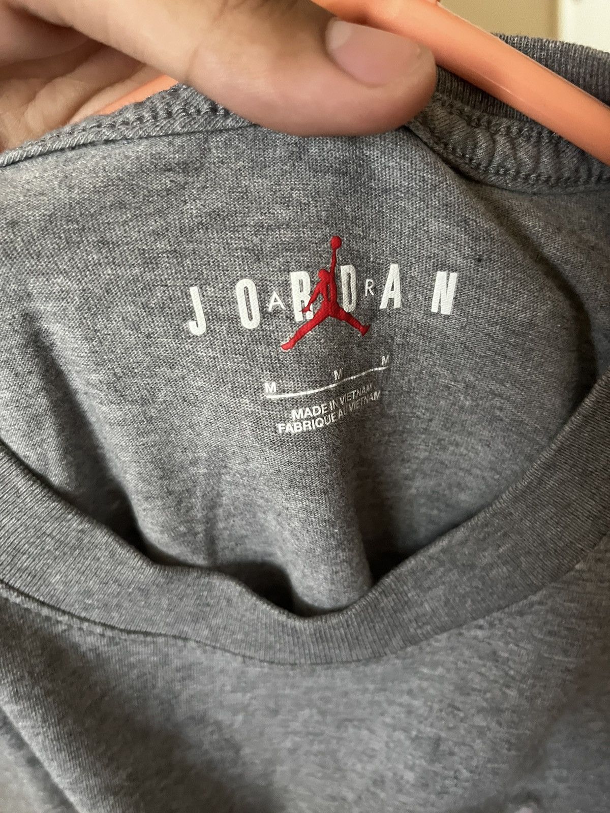 Jordan Brand Jordan Grey Tee Size US M / EU 48-50 / 2 - 2 Thumbnail