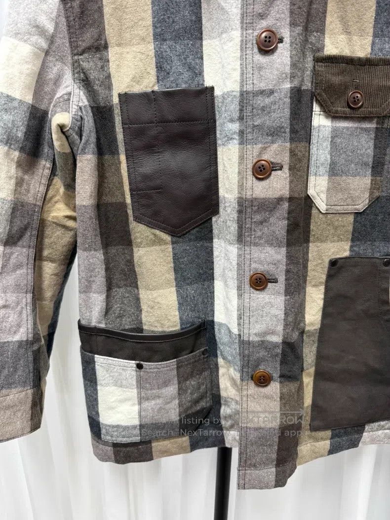 Junya Watanabe Junya Watanabe Plaid Patchwork Cotton Jacket with Corduroy Size US XS / EU 42 / 0 - 3 Thumbnail