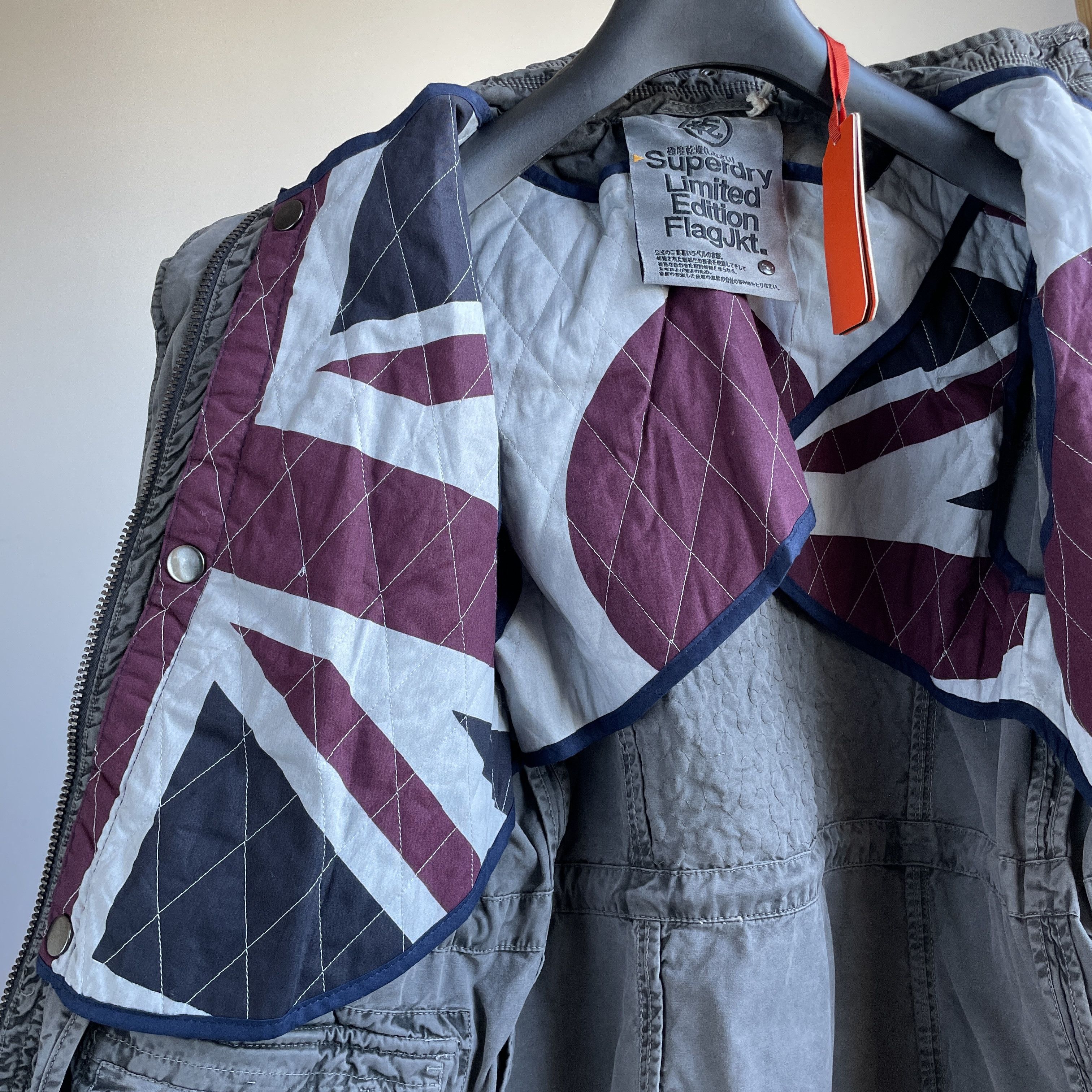 Superdry BNWT Superdry Womens Military Embellished Field Flag Jacket Size L / US 10 / IT 46 - 9 Thumbnail