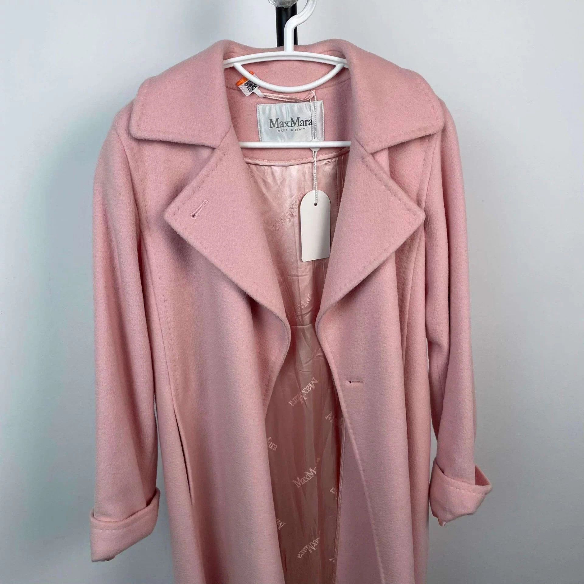 Max Mara MaxMara Pink Camel Hair Classic Coat Size XXS / US 00 / IT 34 - 2 Thumbnail