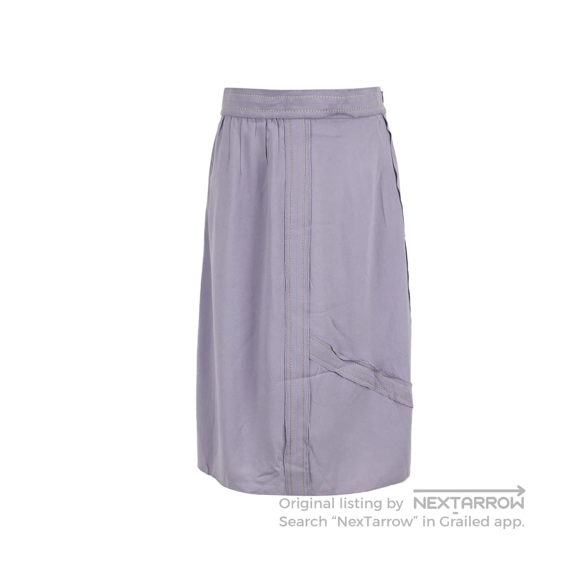 Prada Color Block Midi Skirt Size 4.