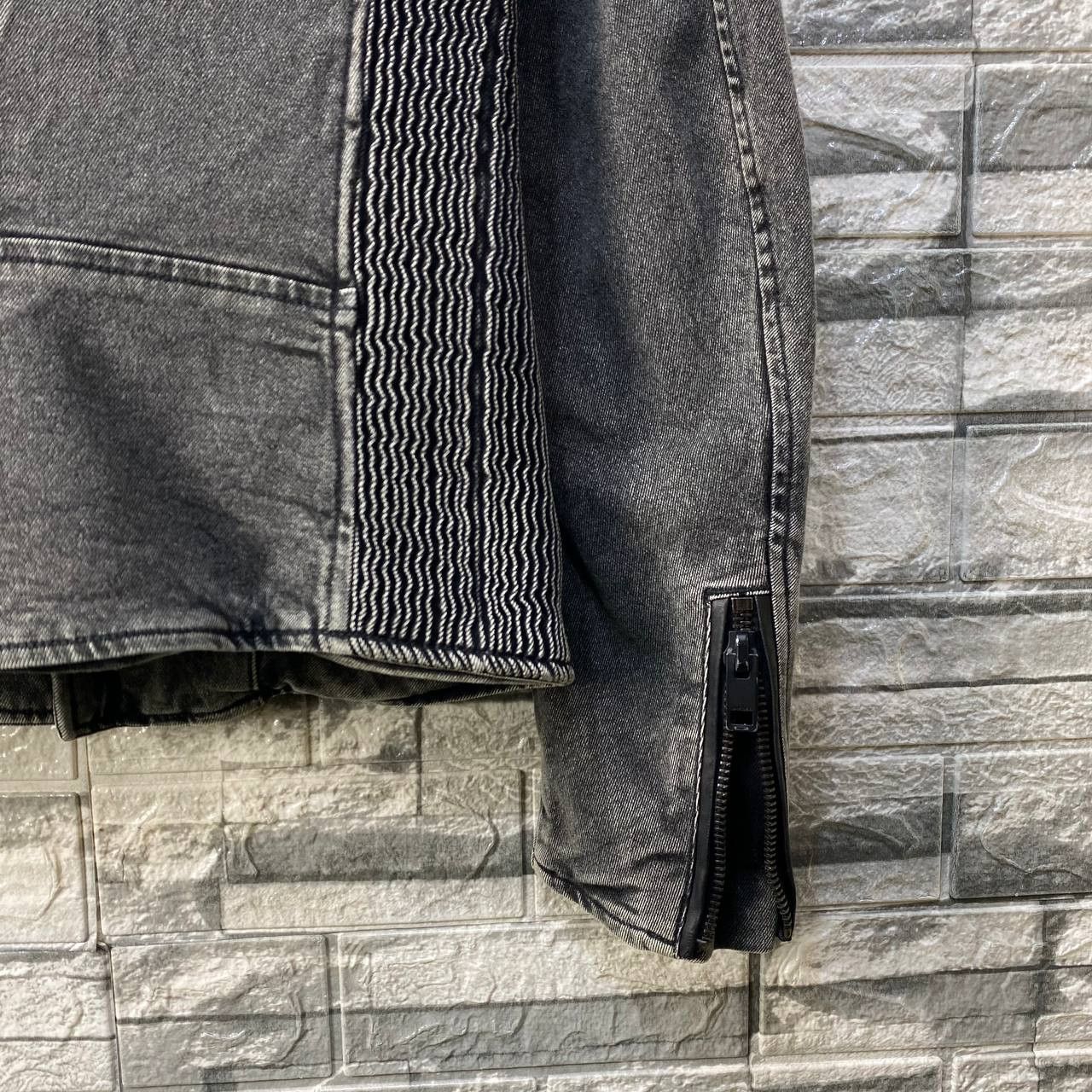 Diesel DIESEL BIKER JACKET FADED BLACK MEDIUM Size US M / EU 48-50 / 2 - 8 Thumbnail