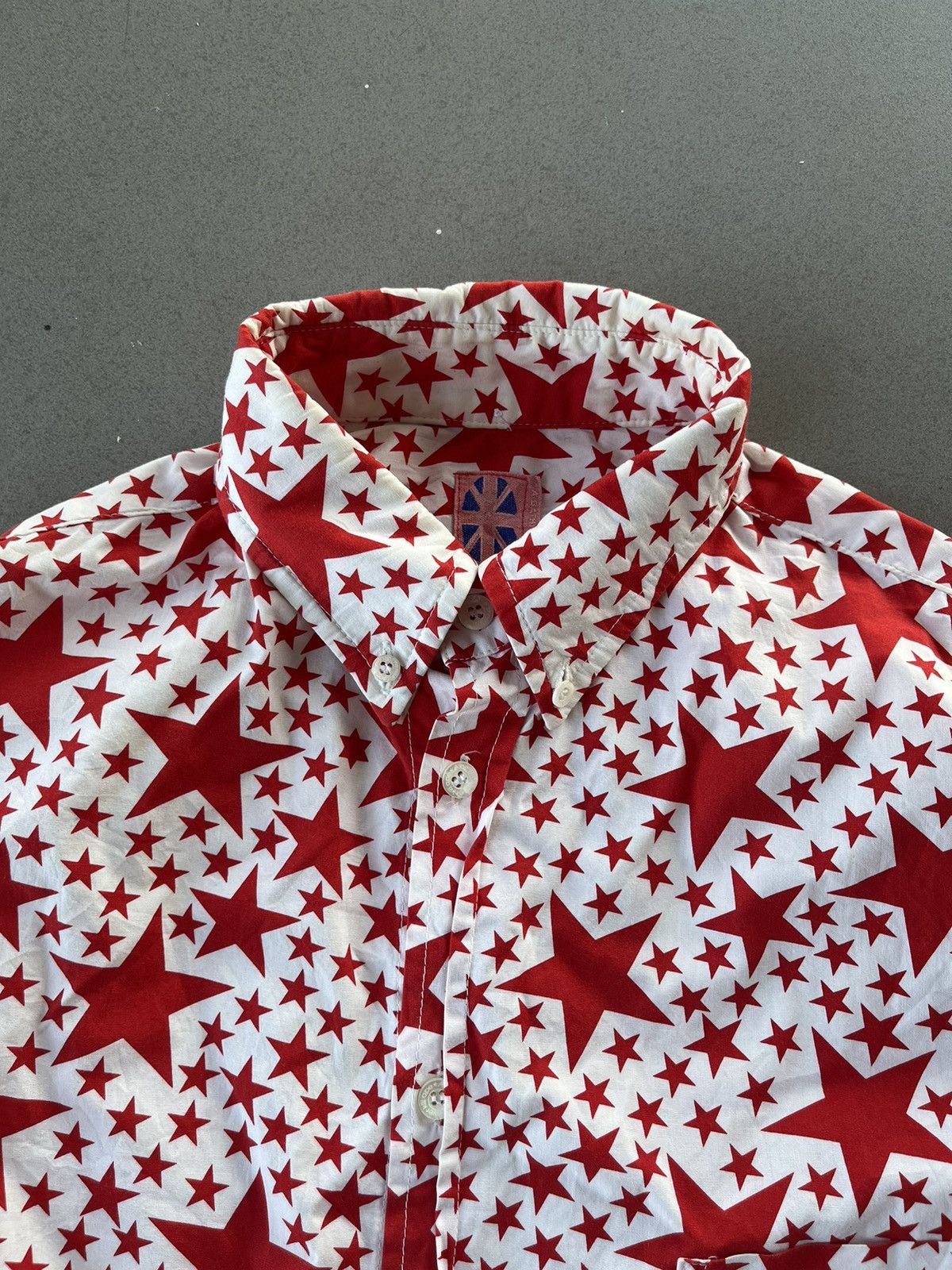 Bape Vintage BAPE A Bathing Ape Star Pattern Button Up Shirt Size US XL / EU 56 / 4 - 8 Thumbnail