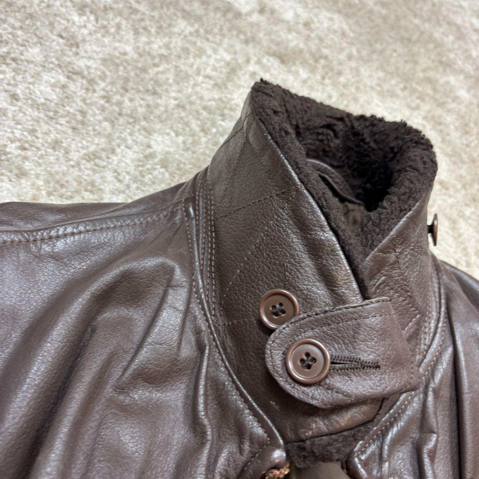 Vintage Vintage 70s G-1 Bomber Military Flight Jacket Mens 42 Serval Size US M / EU 48-50 / 2 - 13 Thumbnail