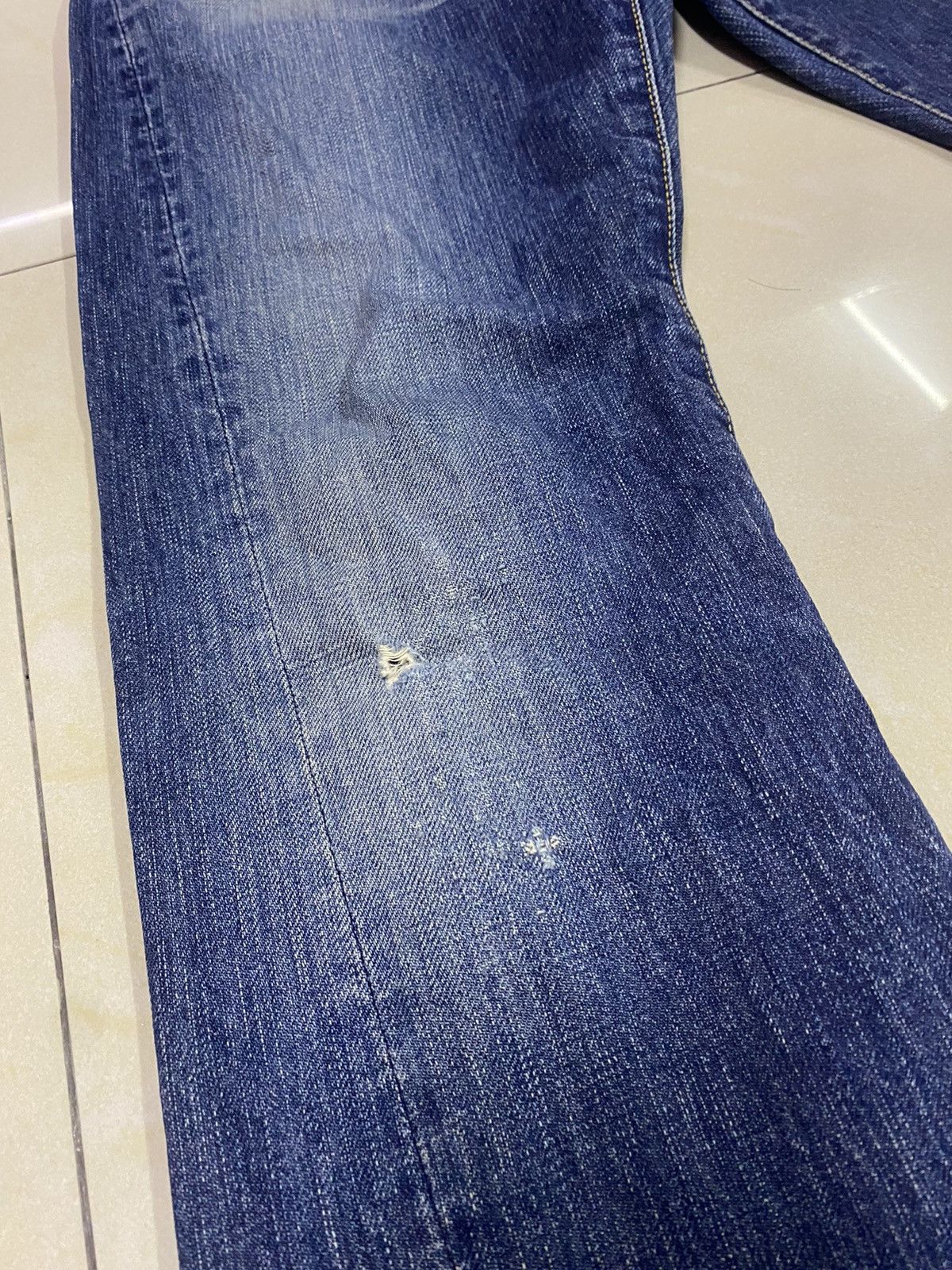 Hysteric Glamour Hysteric Glamour Studded Ripped Flared Denim Size US 31 - 8 Thumbnail