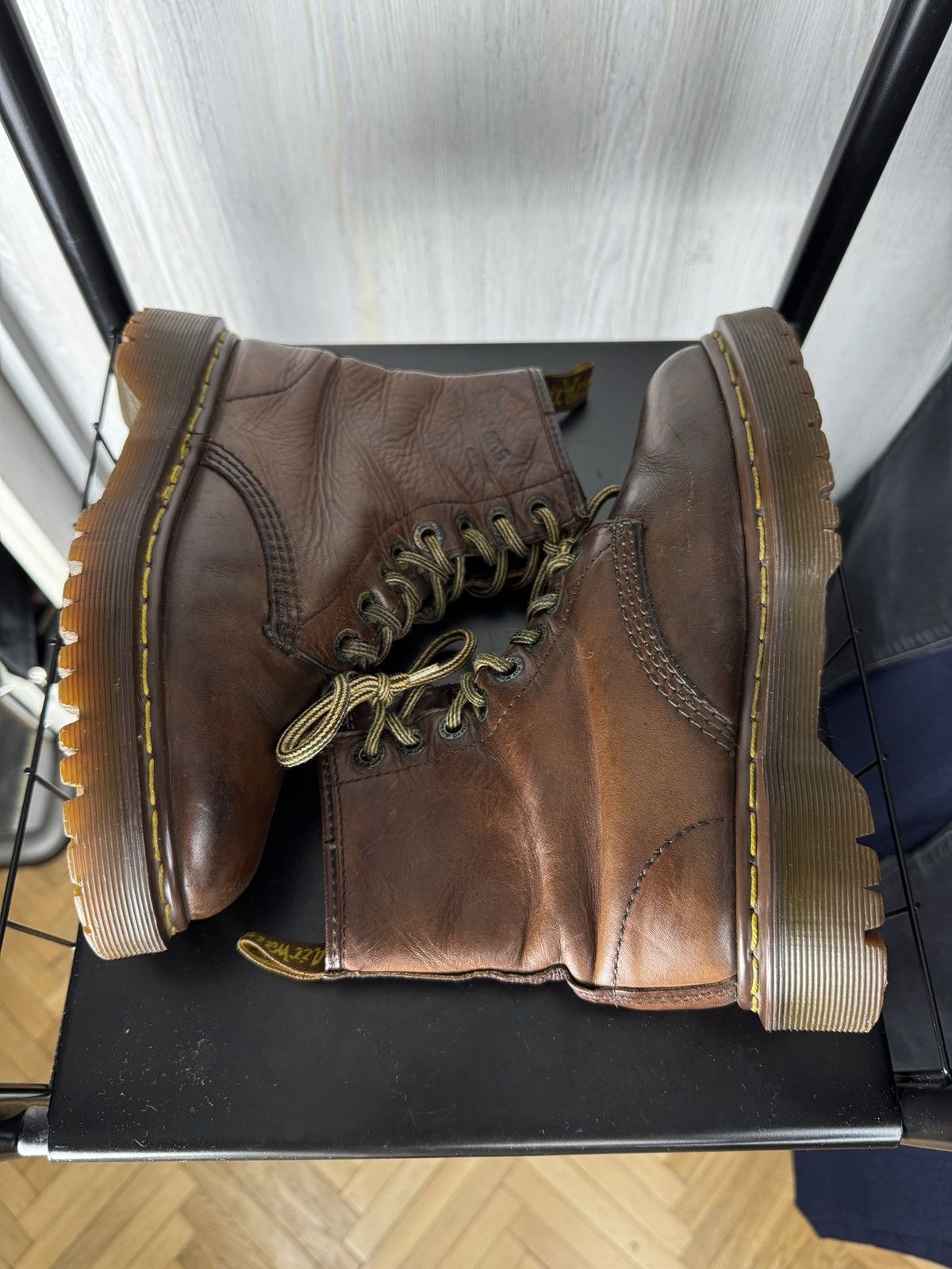 Dr. Martens Vintage Dr.Martens Air Cushion made in England Leather Boots Size US 6.5 / IT 36.5 - 10 Thumbnail