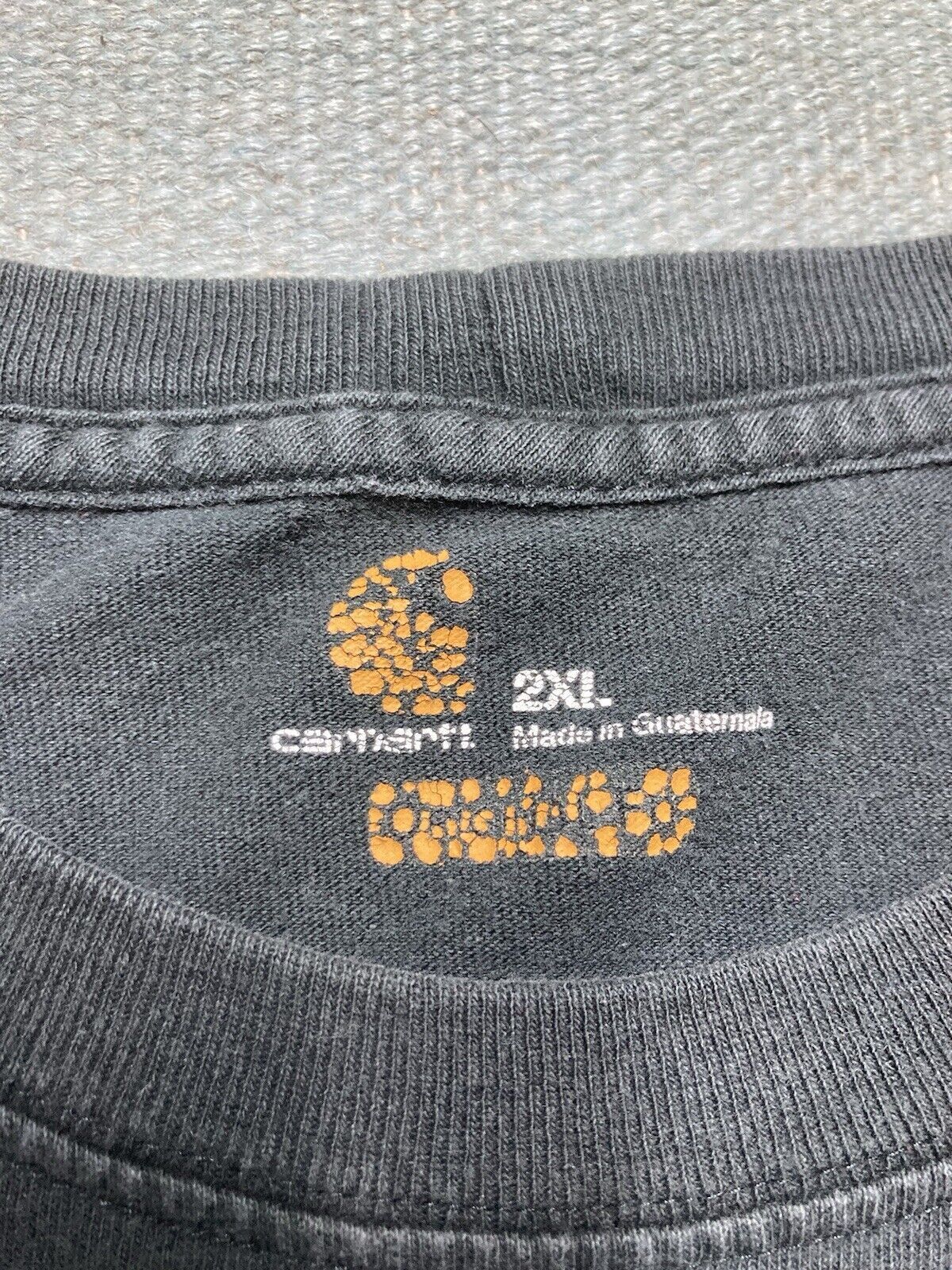 Carhartt × Vintage Carhartt original fit t shirt black goth grunge workwear XXL Size US XXL / EU 58 / 5 - 5 Thumbnail