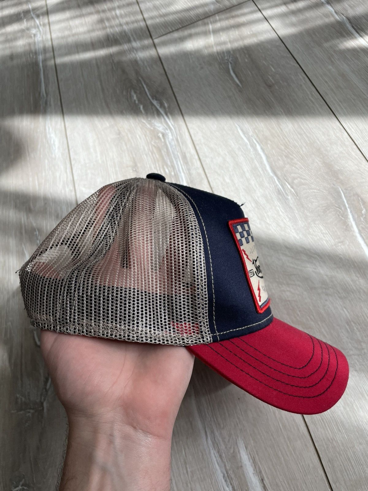 Vintage × Von Dutch Blue and Red Von Dutch Square baseball cap Size ONE SIZE - 5 Thumbnail
