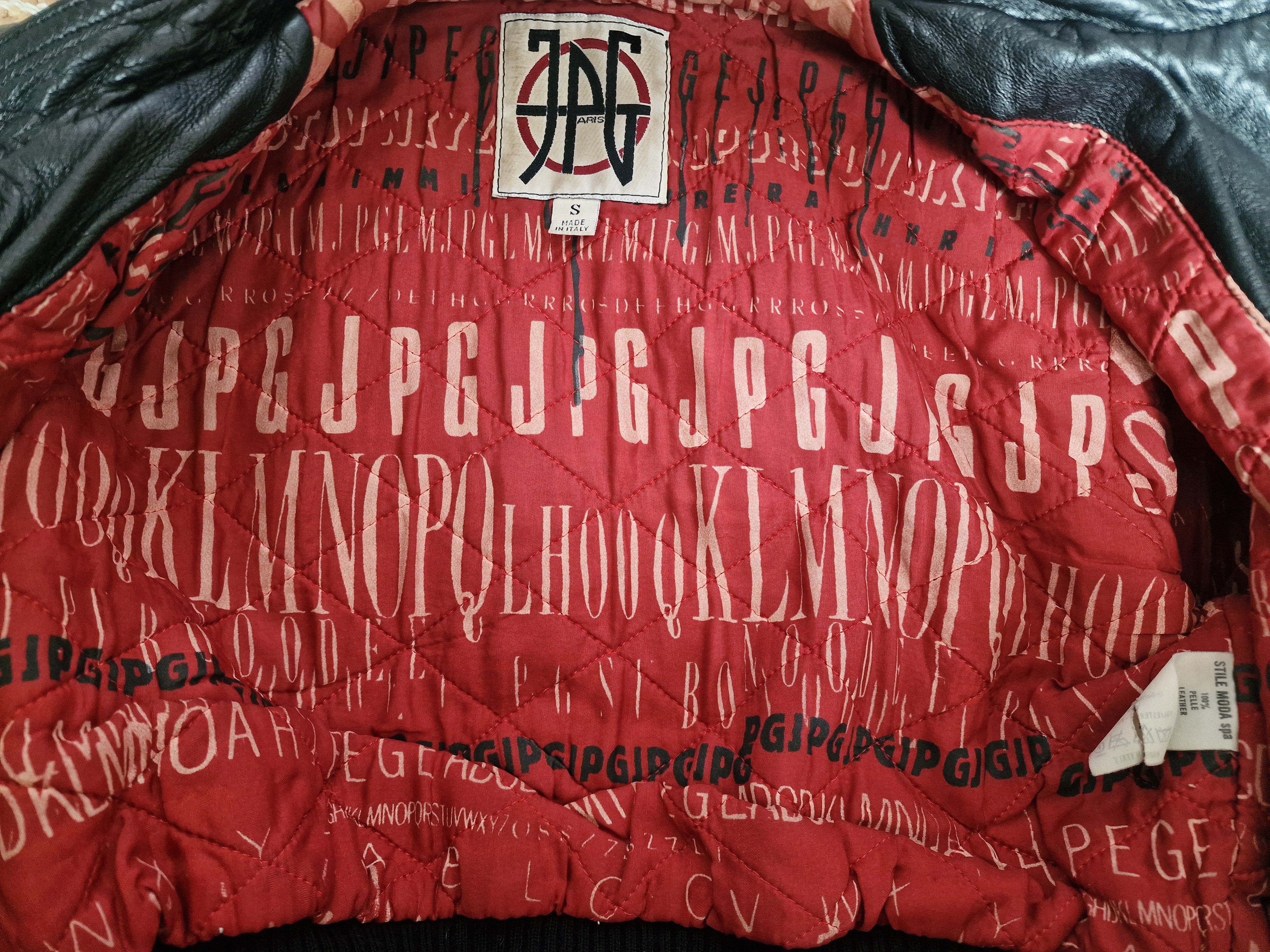 Jean Paul Gaultier Jean Paul Gaultier F/W 1995 Virus Leather XS Small Jacket Size S / US 4 / IT 40 - 12 Thumbnail