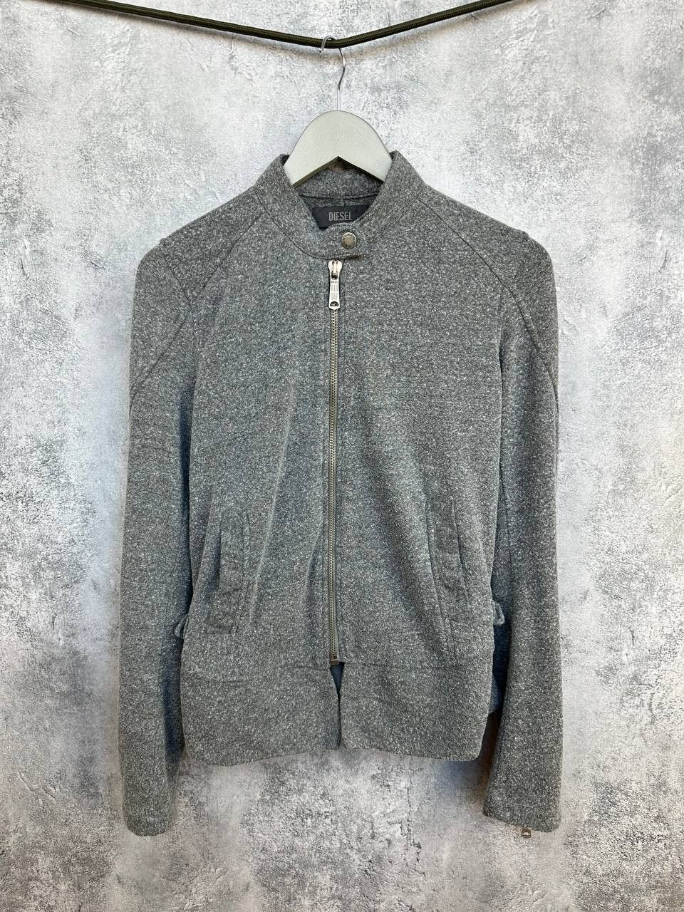 Diesel Diesel Wool Blend Avant-Garde Zip Jacket Cinch Straps Slim Size S / US 4 / IT 40 - 1 Thumbnail