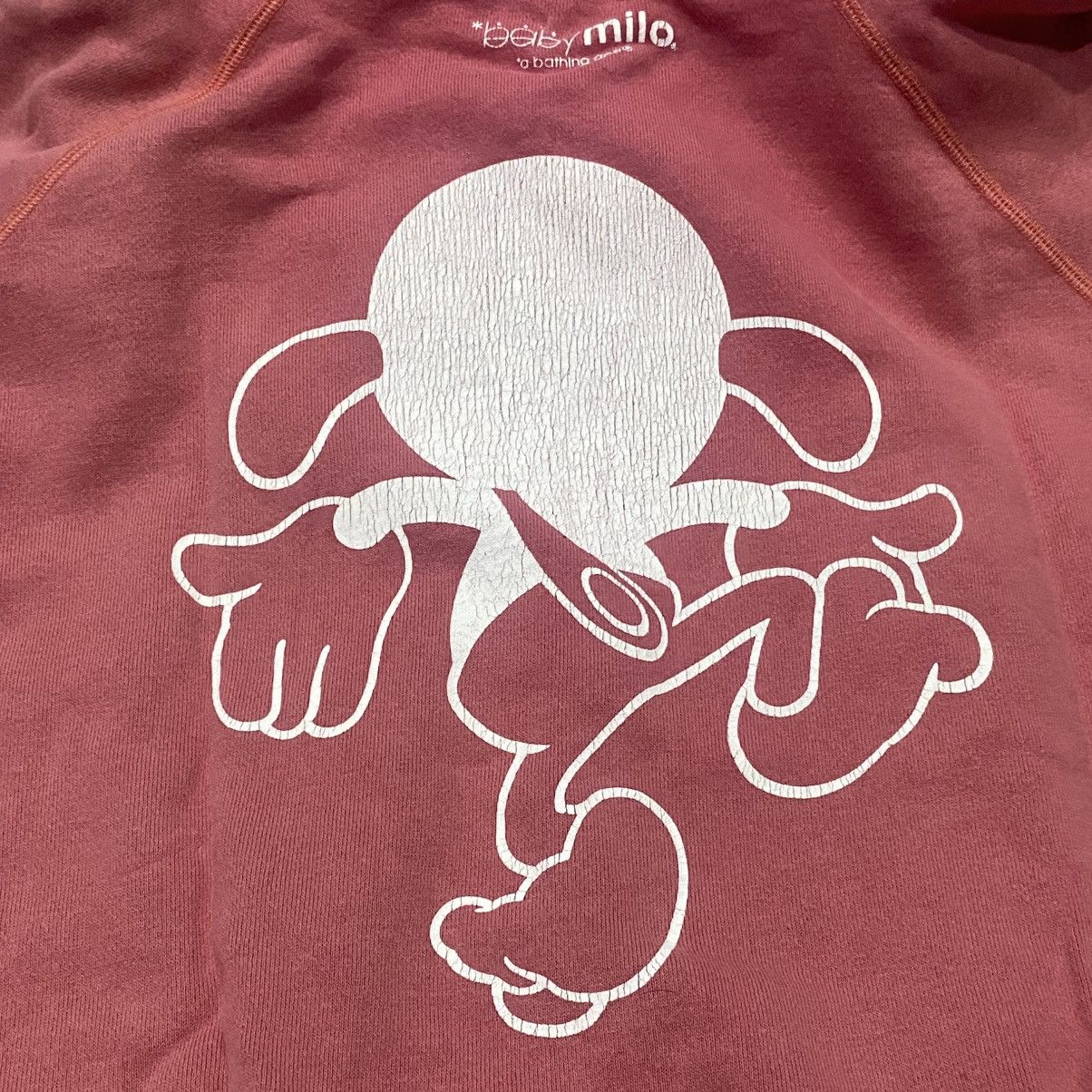 Bape Baby Milo Logo OG Red Hoodie Size US M / EU 48-50 / 2 - 7 Thumbnail
