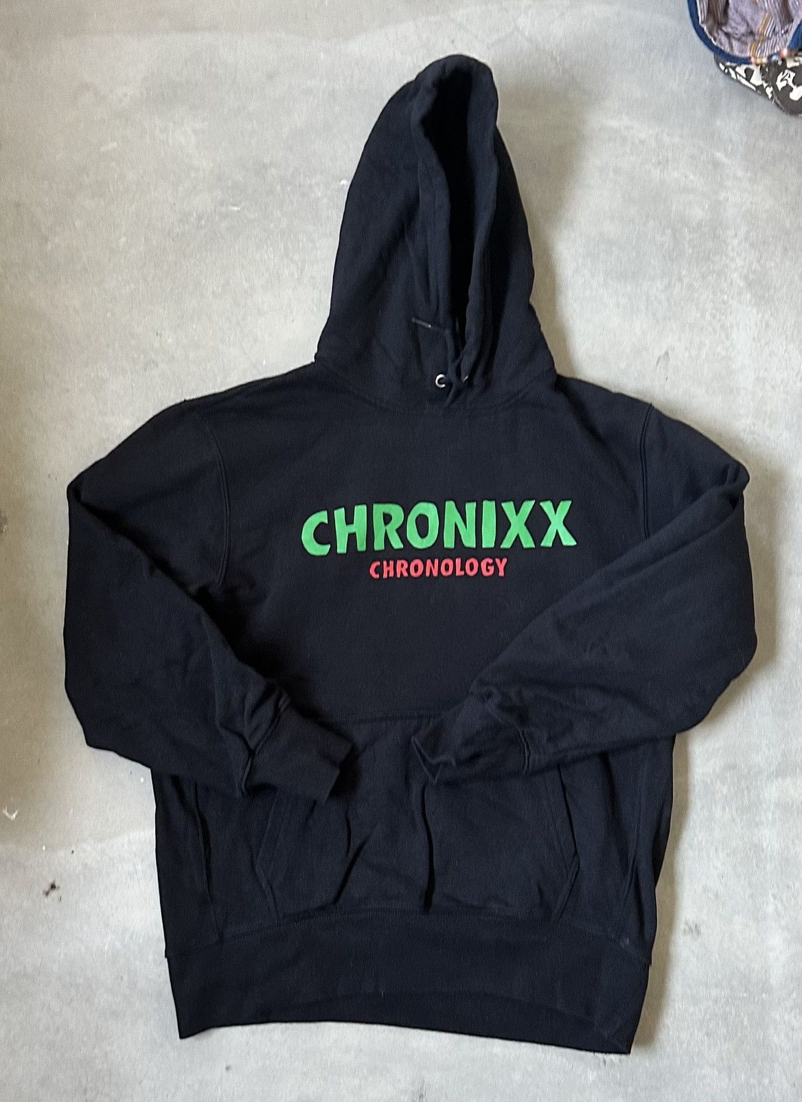 Vintage CHRONIXX CHRONOLOGY HOODIE Size US M / EU 48-50 / 2 - 2 Thumbnail