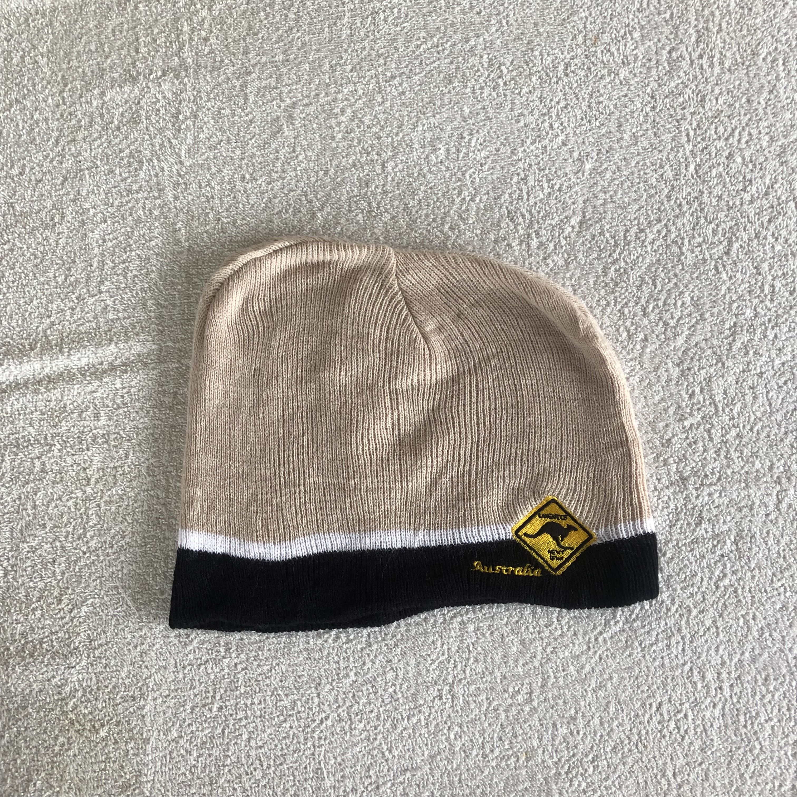 Japanese Brand Vintage Y2K Australian Kangaroos Beanie Snow Caps Hats Size ONE SIZE - 5 Thumbnail