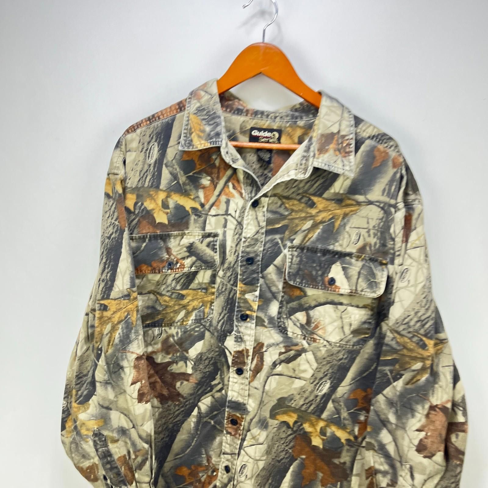 Vintage Vintage Tree Camo Real Button-Up Long Sleeve Shirt 2XL Size US XXL / EU 58 / 5 - 2 Thumbnail