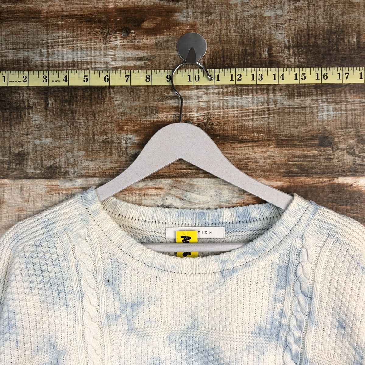 Japanese Brand Estnation Blue Tye Dye faded sweatshirt Knitwear #A1268 Size US M / EU 48-50 / 2 - 4 Thumbnail