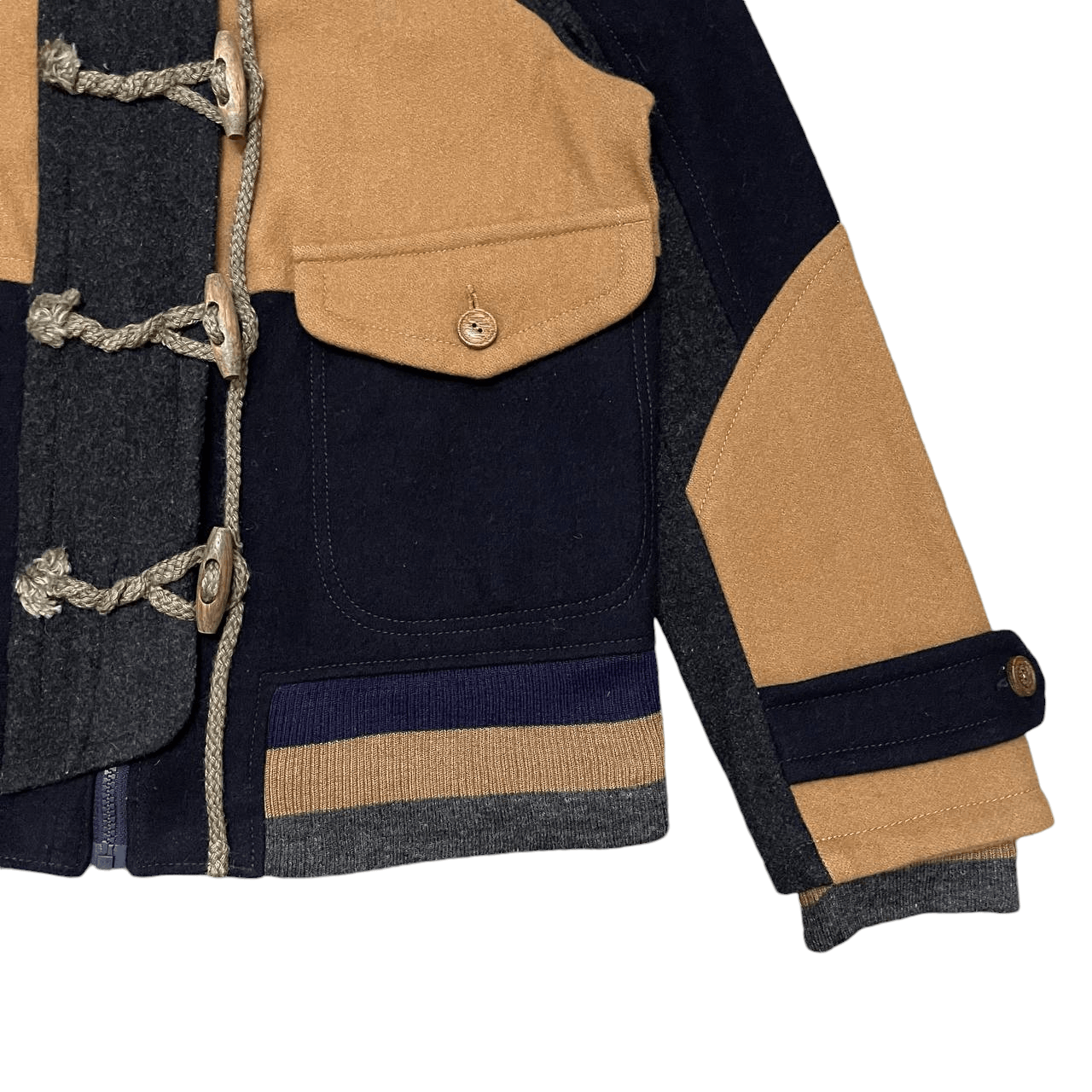 Frapbois Sample Frapbois Wool Coat Monogram Issey Miyake Inspired Size US M / EU 48-50 / 2 - 4 Thumbnail