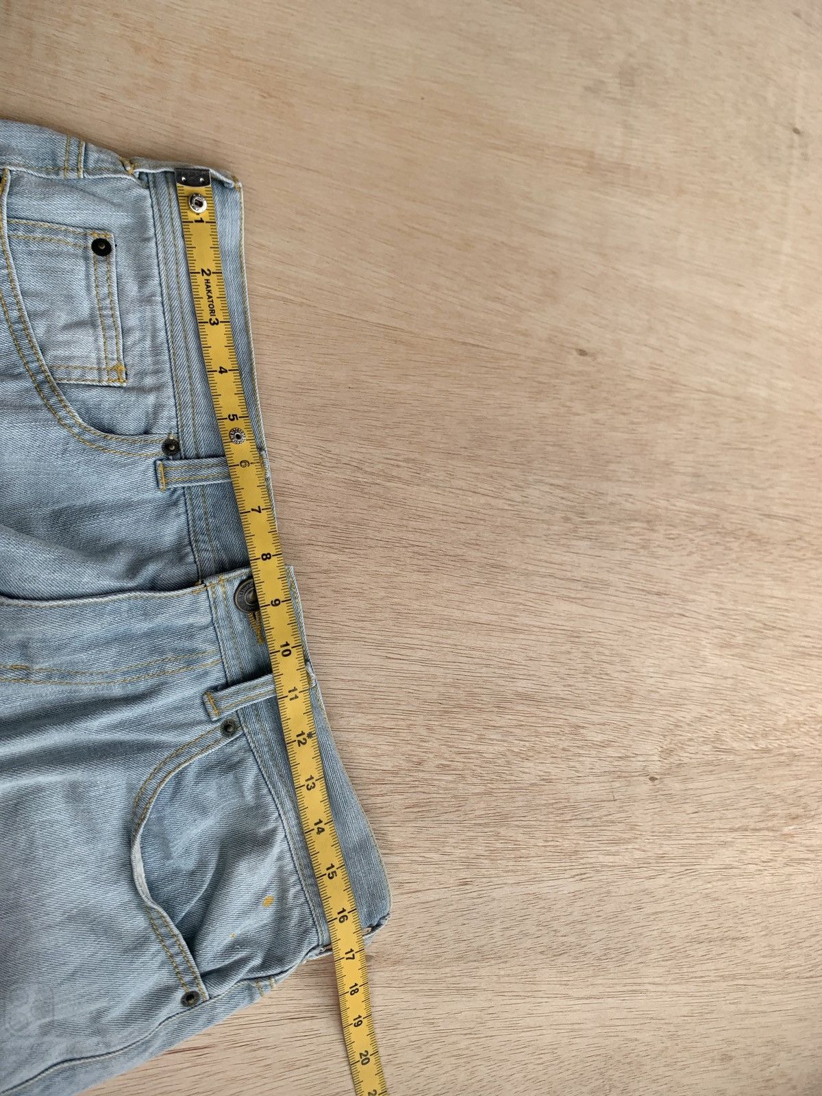 Issey Miyake × Japanese Brand × Tete Homme Tete Homme Distressed Denim Jeans Size US 33 - 11 Thumbnail