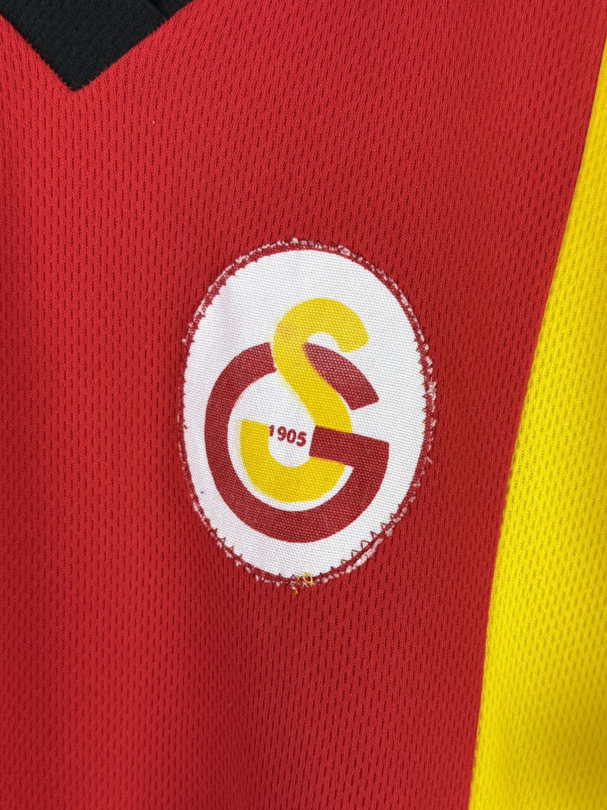 Vintage 80s 90s Galatasaray Retro #10 Handmade Rare Soccer Jersey Size US XL / EU 56 / 4 - 3 Thumbnail