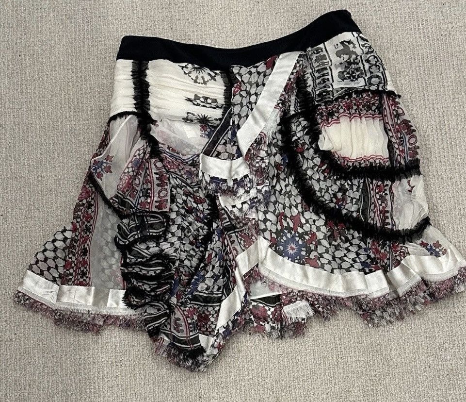 Balenciaga Balenciaga Nicolas Ghesquiere Fall 2007 Runway Silk Skirt Size 28" / US 6 / IT 42 - 2 Thumbnail