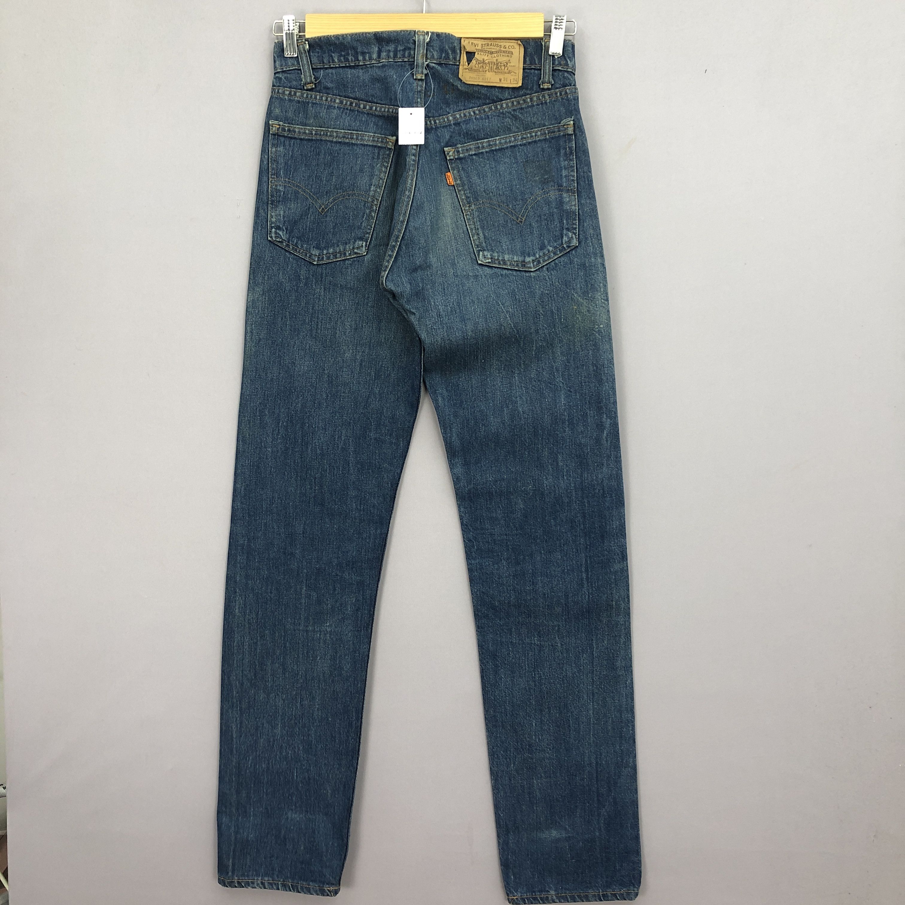 Levi's Vintage 80s Levis 505 Jeans Levis Orange Tab #8 Button Denim Size 28" / US 6 / IT 42 - 2 Thumbnail