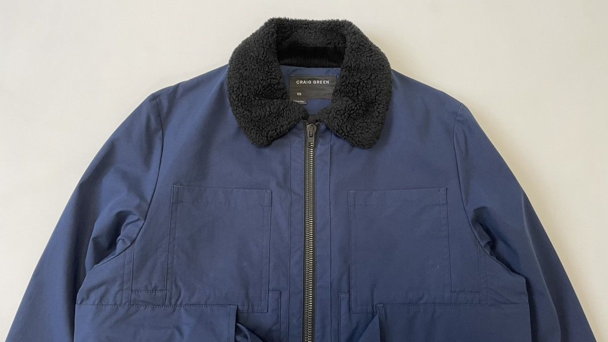 Craig Green Sherpa Collar Utility Work Jacket Size US S / EU 44-46 / 1 - 3 Thumbnail