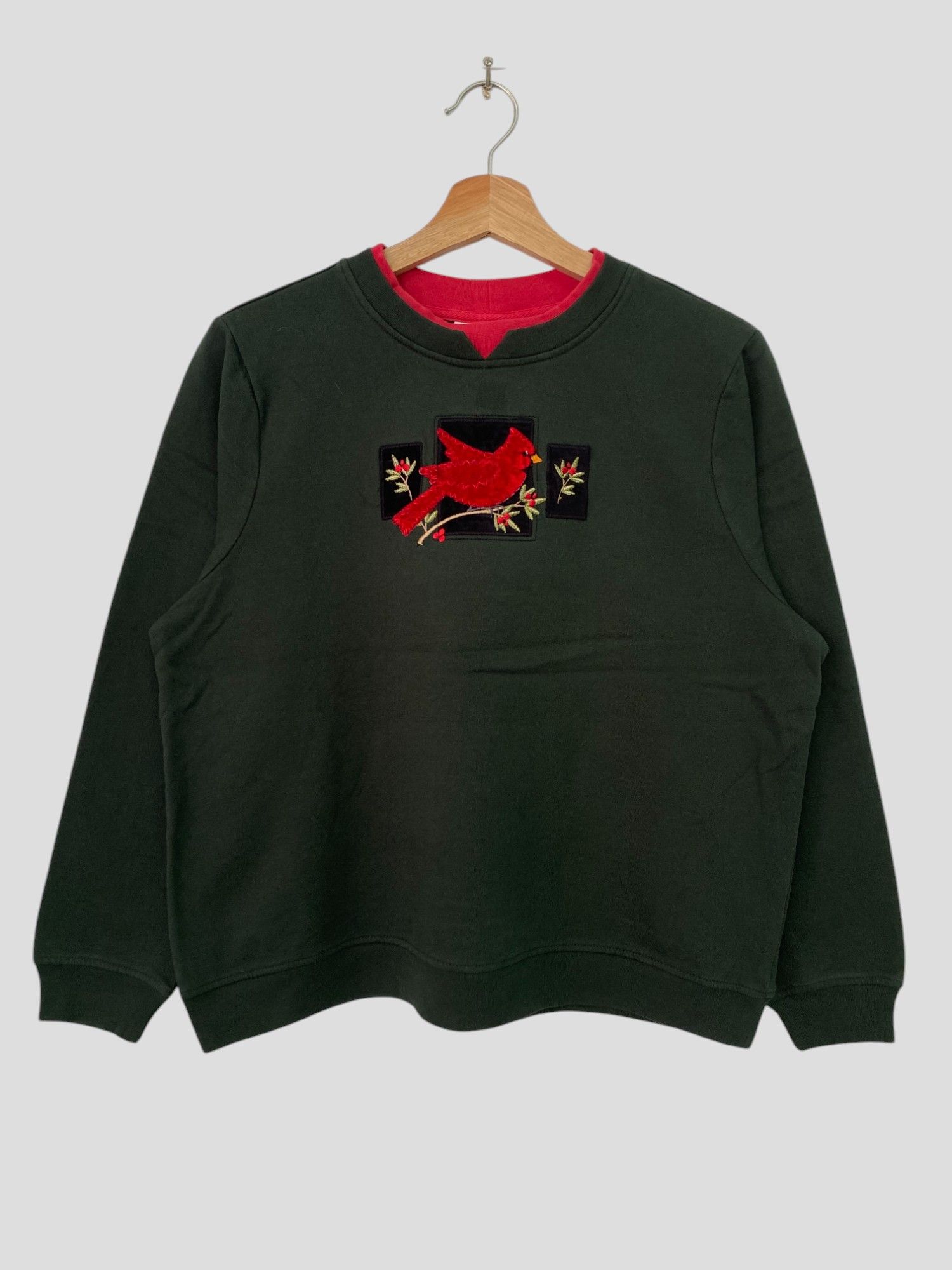 Habitat Breckenridge Petite Sweatshirt Green Medium Cardinal Bird Size US M / EU 48-50 / 2 - 1 Thumbnail