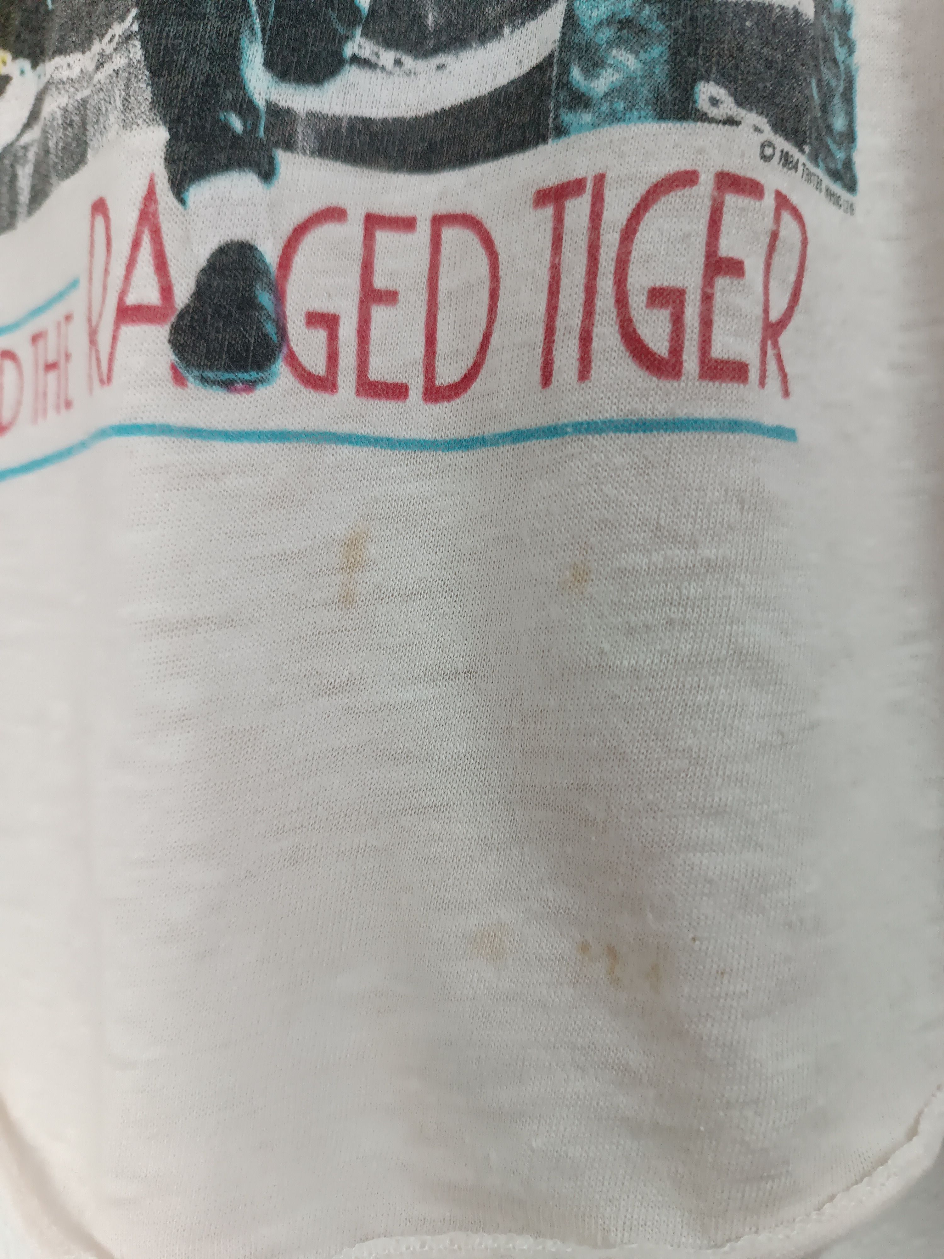 Vintage VINTAGE '84 DURAN DURAN 7 RAGED TIGER FADED 3Q TEE VERY RARE Size US S / EU 44-46 / 1 - 17 Thumbnail
