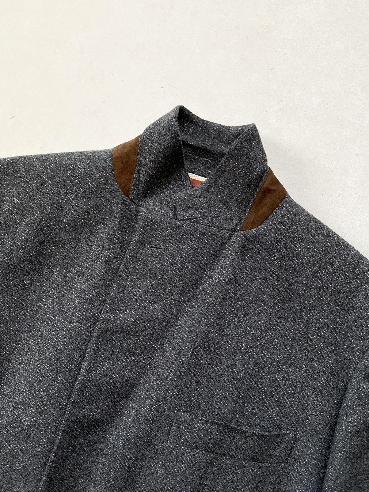 Loro Piana 🔥RRp 3740$ Loro Piana 100% Cashmere Goatskin Grey Blazer Size 42R - 5 Thumbnail