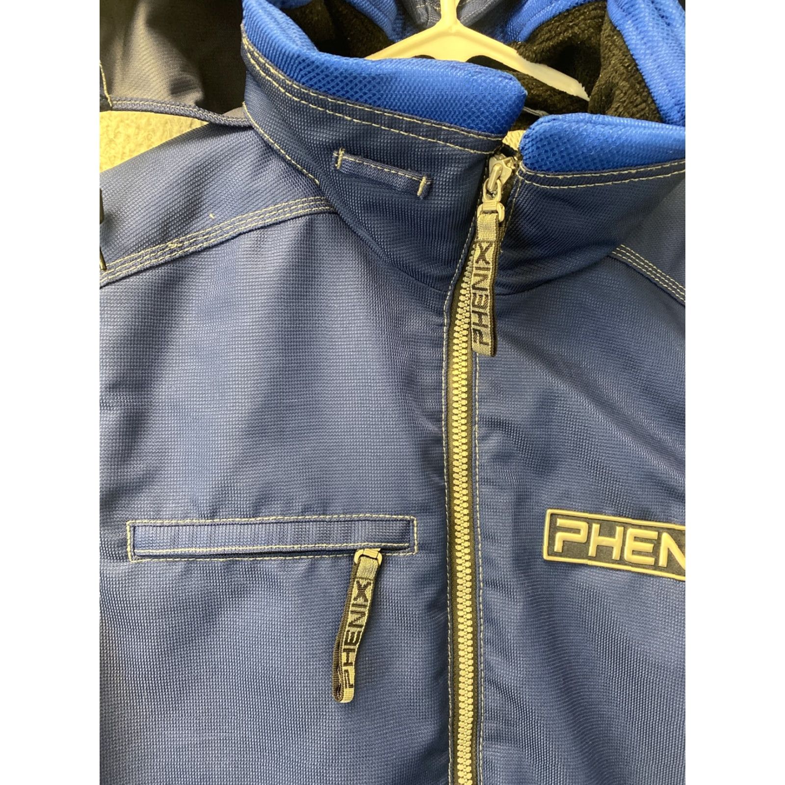Vintage PHENIX Jacket Women Ski Snowboard Hooded Blue Black 8 Size Motorcycle Size M / US 6-8 / IT 42-44 - 3 Thumbnail