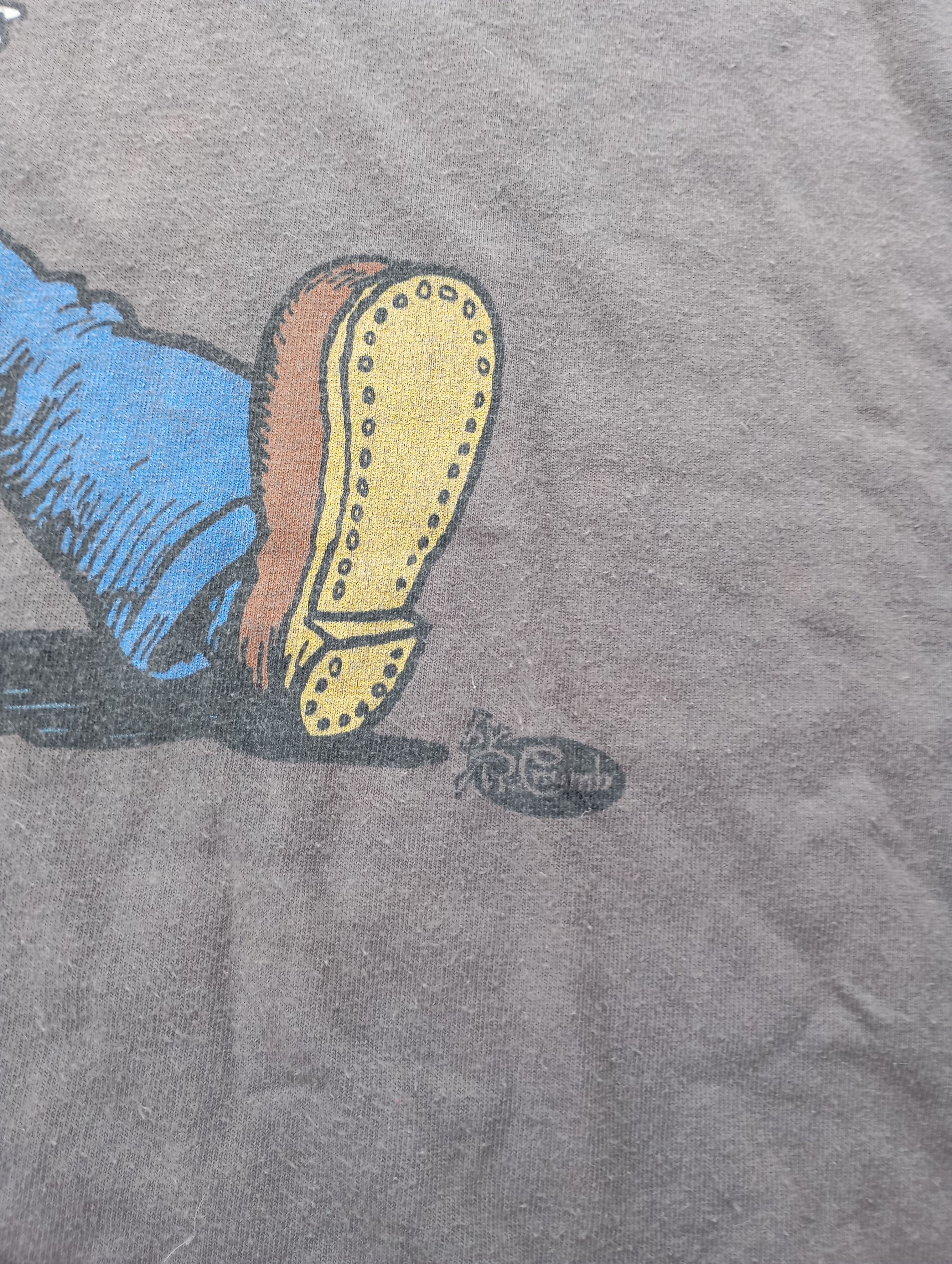 Vintage Grateful Dead Keep On Truckin' T-Shirt Robert Crumb Size US XXL / EU 58 / 5 - 3 Thumbnail