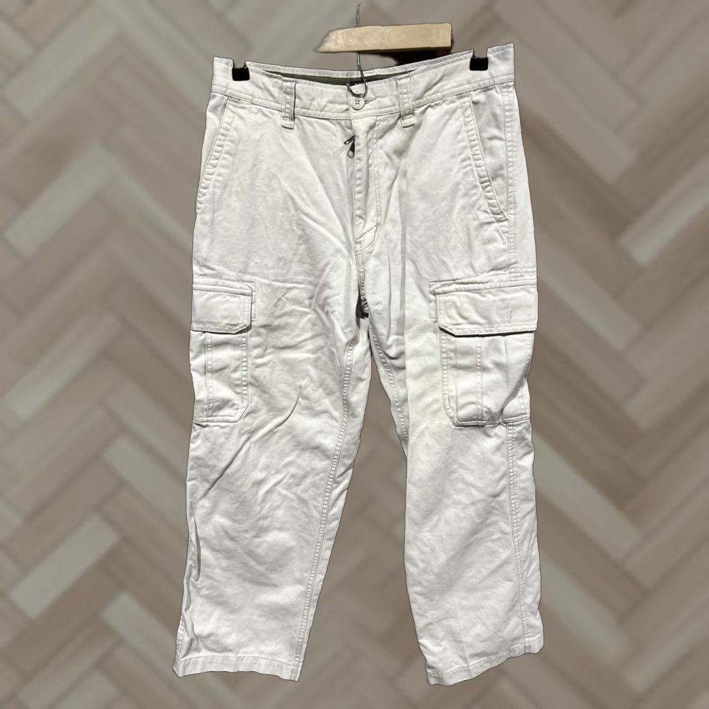 Old Navy VINTAGE Old Navy Pants Mens 30x32 Beige Cargo Cotton Pockets Y2K Size US 30 / EU 46 - 1 Thumbnail