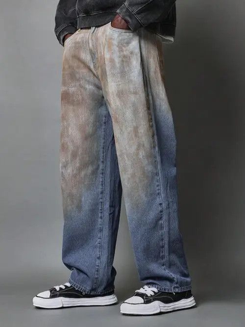 Japanese Brand Rust Loose fit Washed Jeans Pants Size US 32 / EU 48 - 2 Thumbnail
