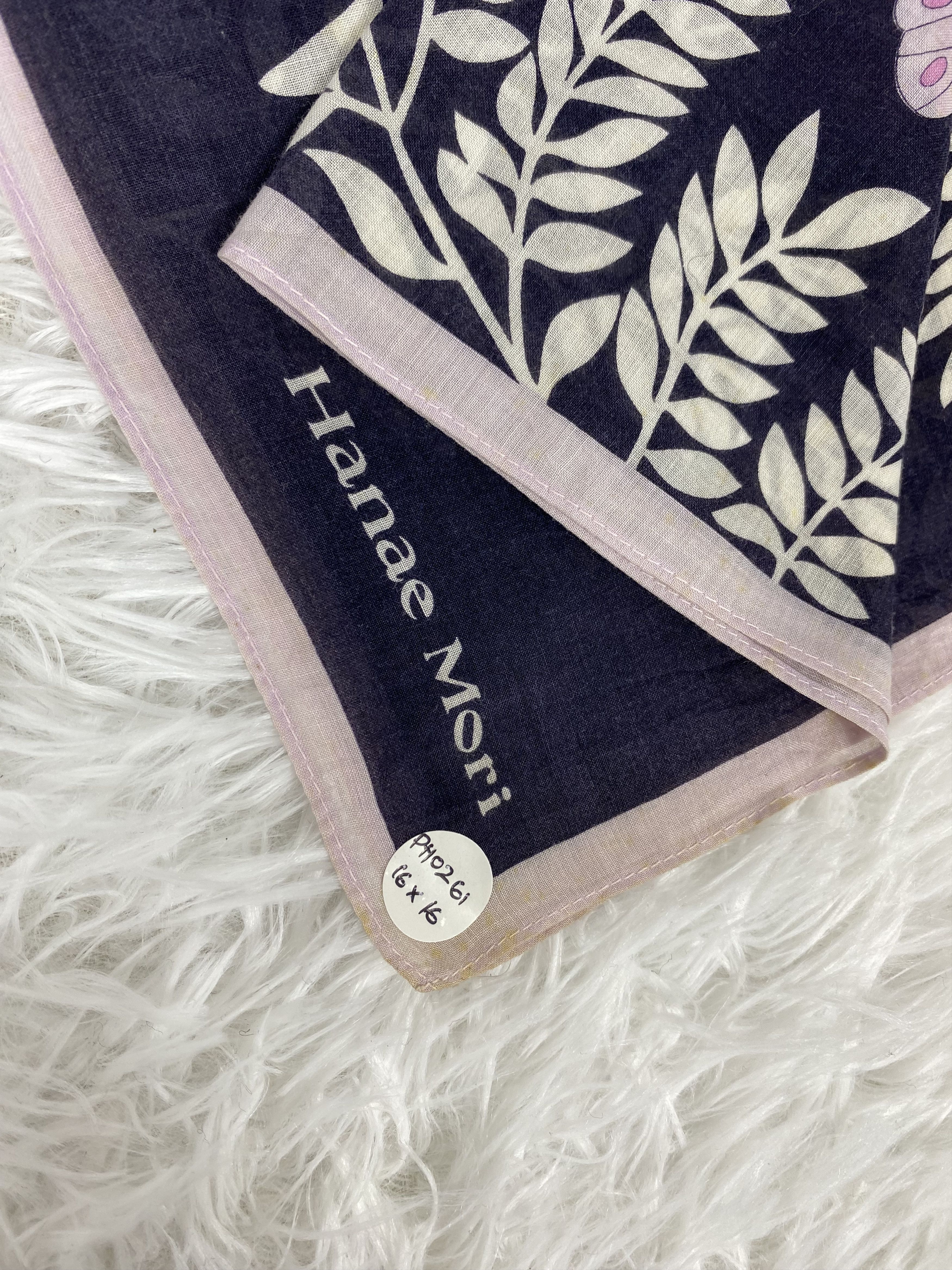 Hanae Mori Vintage Hanae Mori Handkerchief Neckerchief PH0261 Size ONE SIZE - 2 Thumbnail