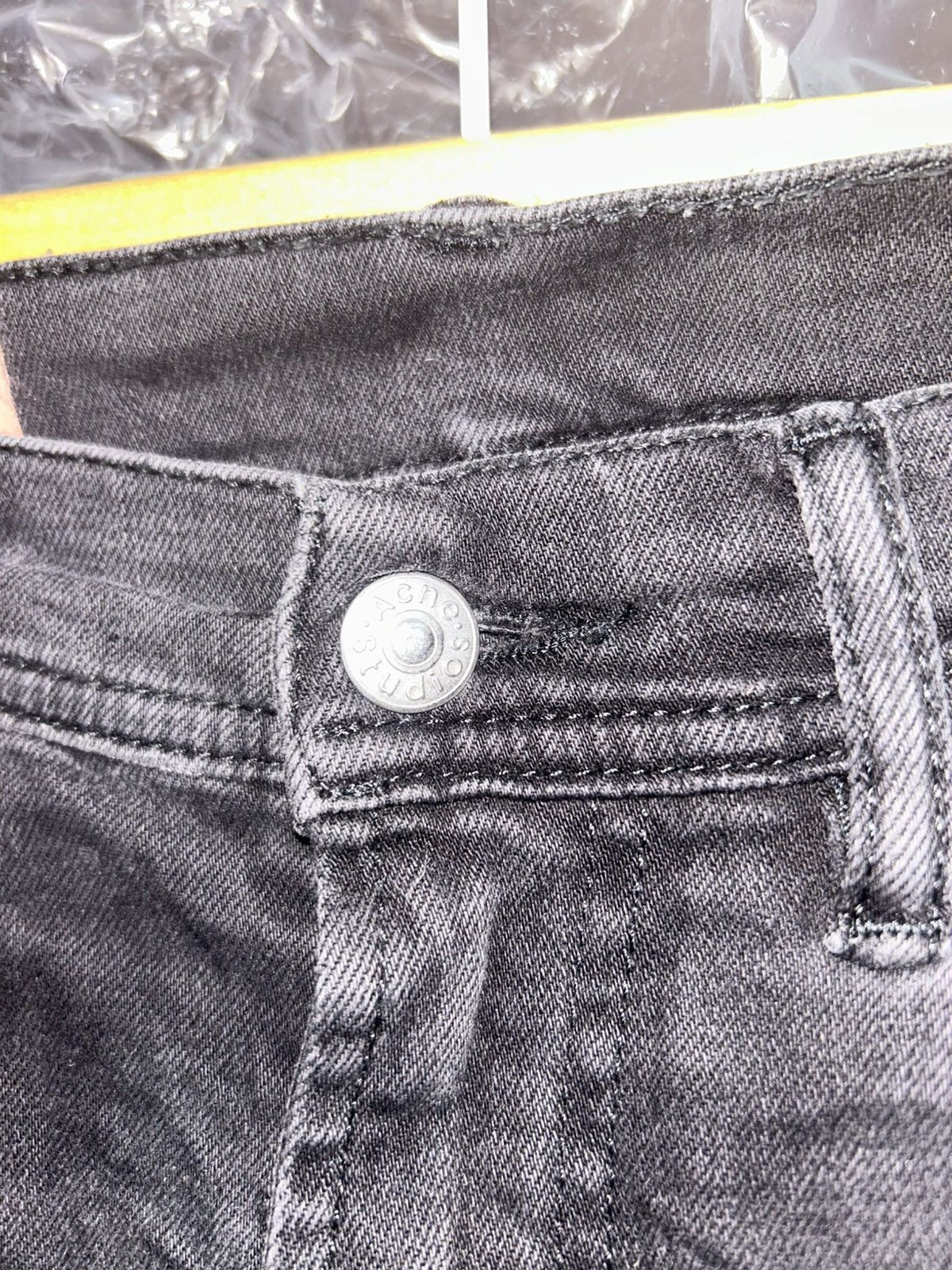 Acne Studios North Used Black Slim Fit Jeans Size US 30 / EU 46 - 11 Thumbnail