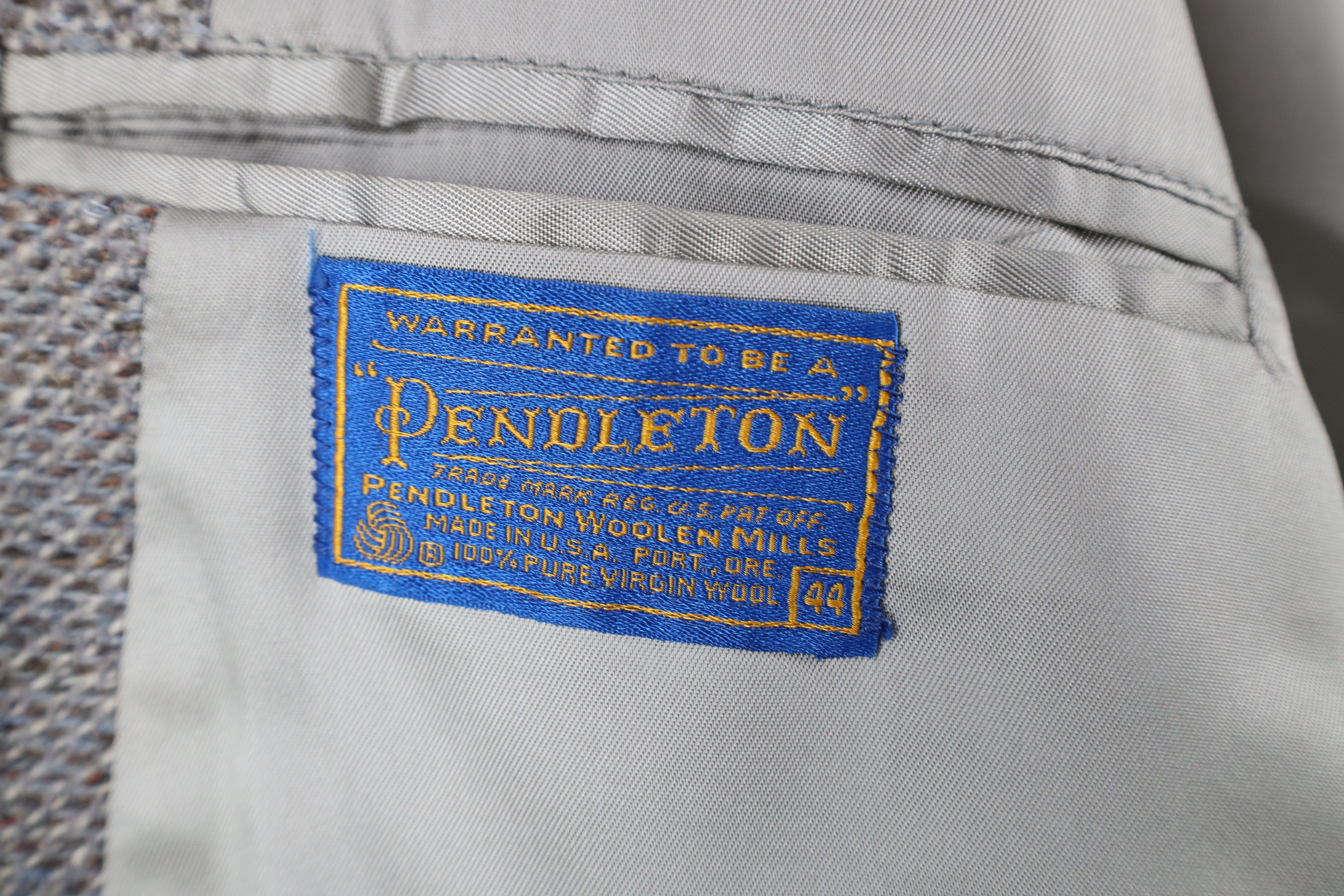 Pendleton × Vintage Vintage 70s Pendleton Wool Tweed Blazer Suit Jacket USA Size US XL / EU 56 / 4 - 10 Thumbnail