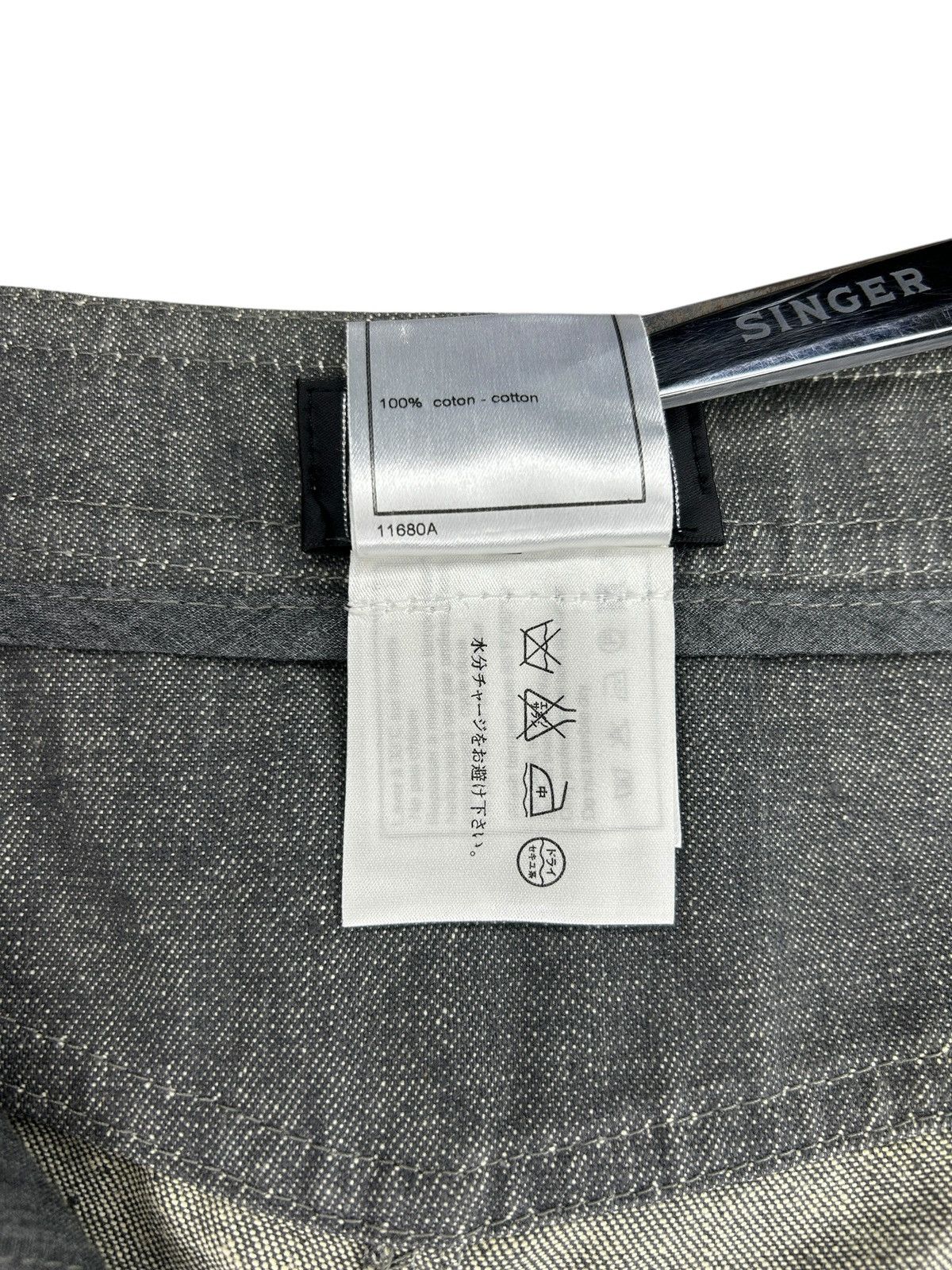 Chanel × Karl Lagerfeld S/S 01 Raw Denim Size 30" / US 8 / IT 44 - 7 Thumbnail